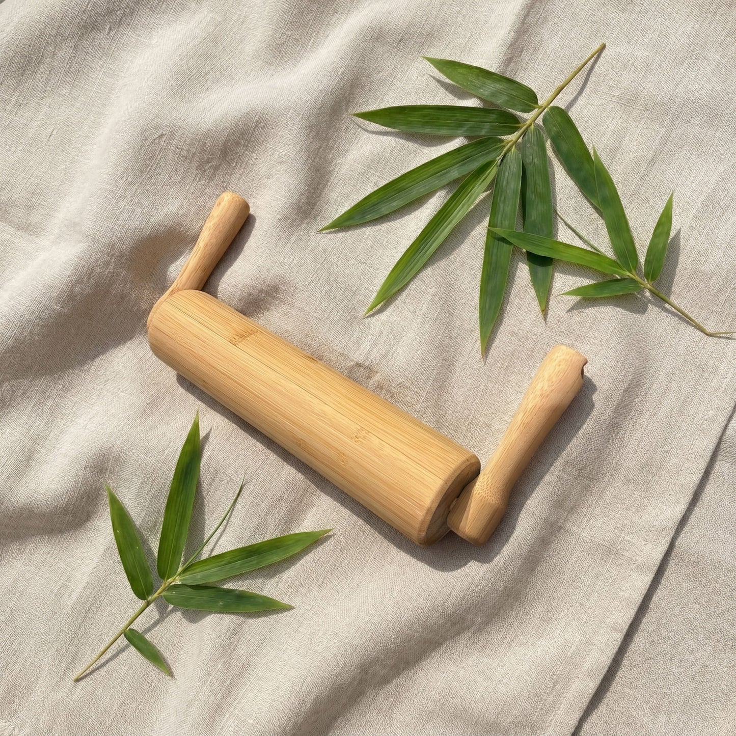 Bamboo Rolling Pin with Handles