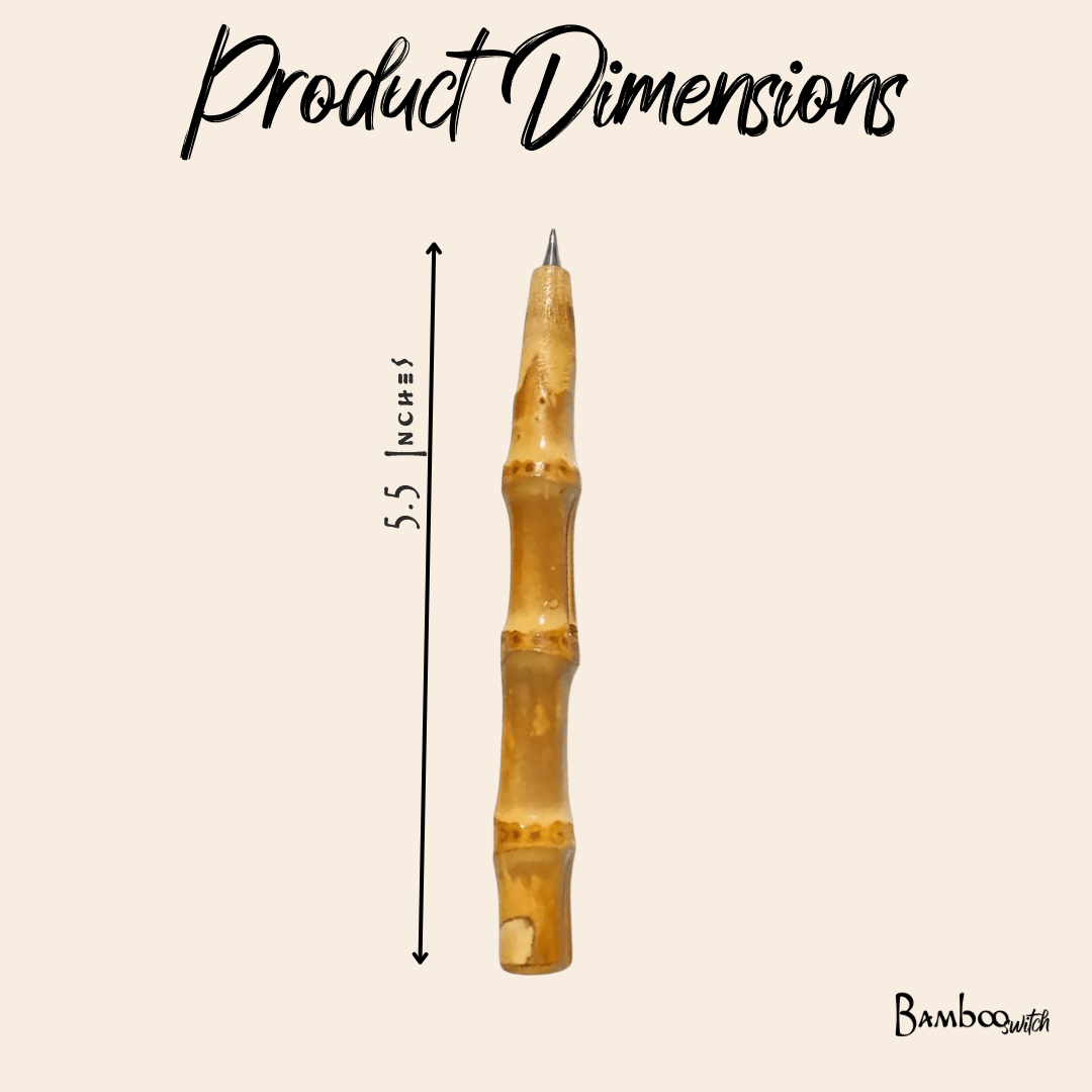 Bamboo Root Pen - Chickadees Wooden Toys