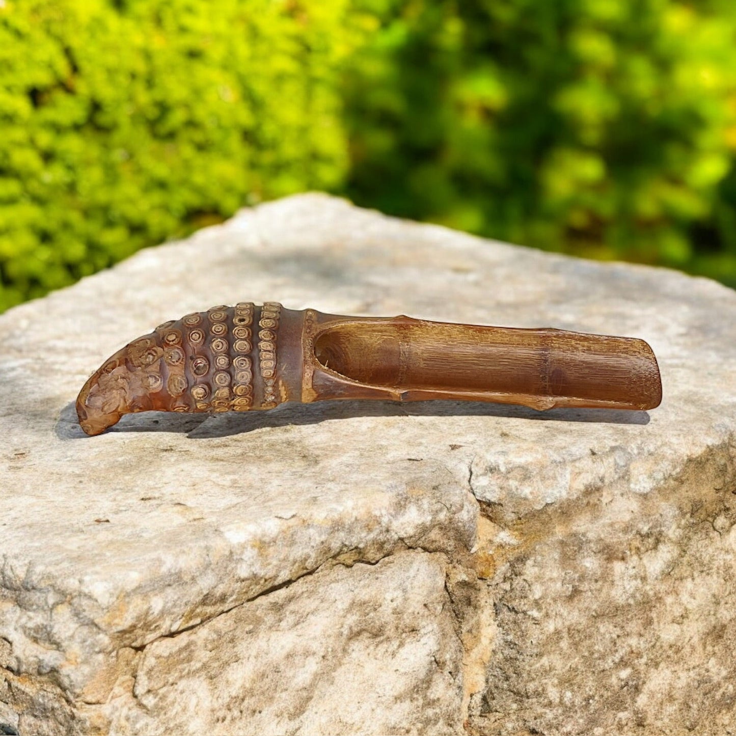 Bamboo Scoop | Cone Root Handle - Chickadees Wooden Toys