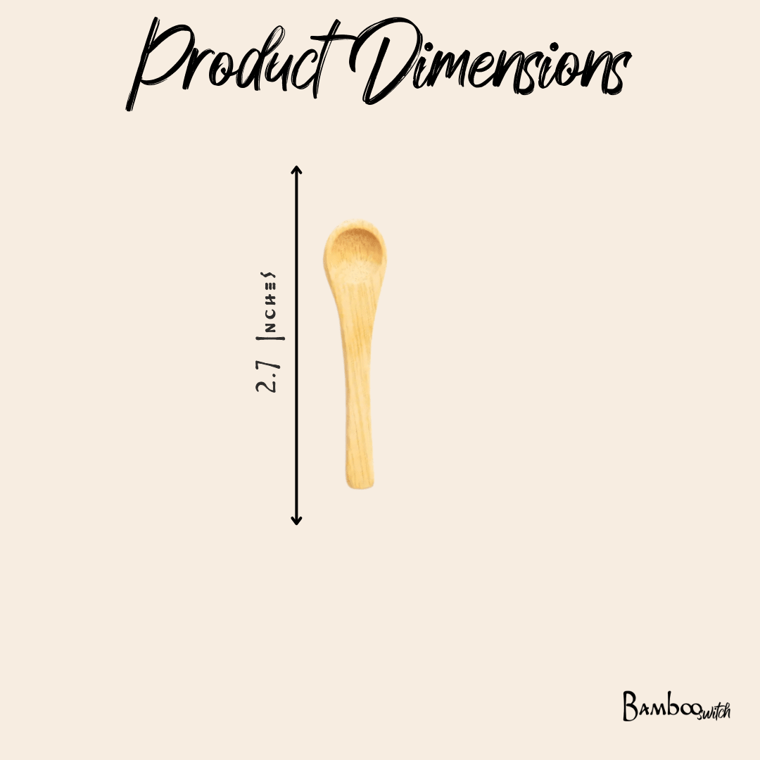 Bamboo Spice Spoon - Chickadees Wooden Toys