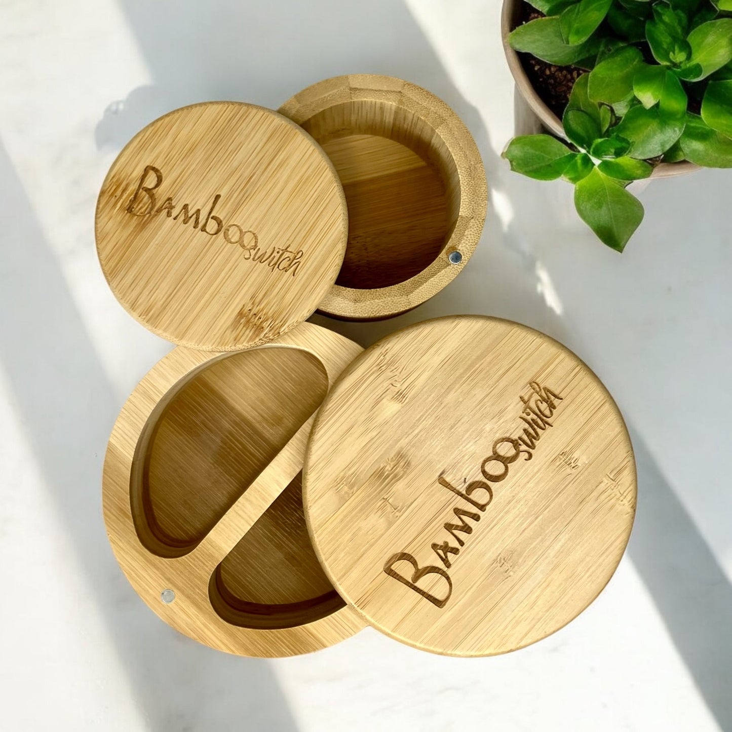 Bamboo Spice Storage Container - Chickadees Wooden Toys