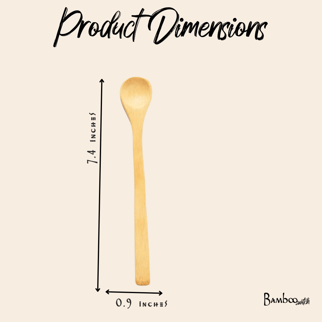 Bamboo Spoon | Large Stir Spoon - Chickadees Wooden Toys