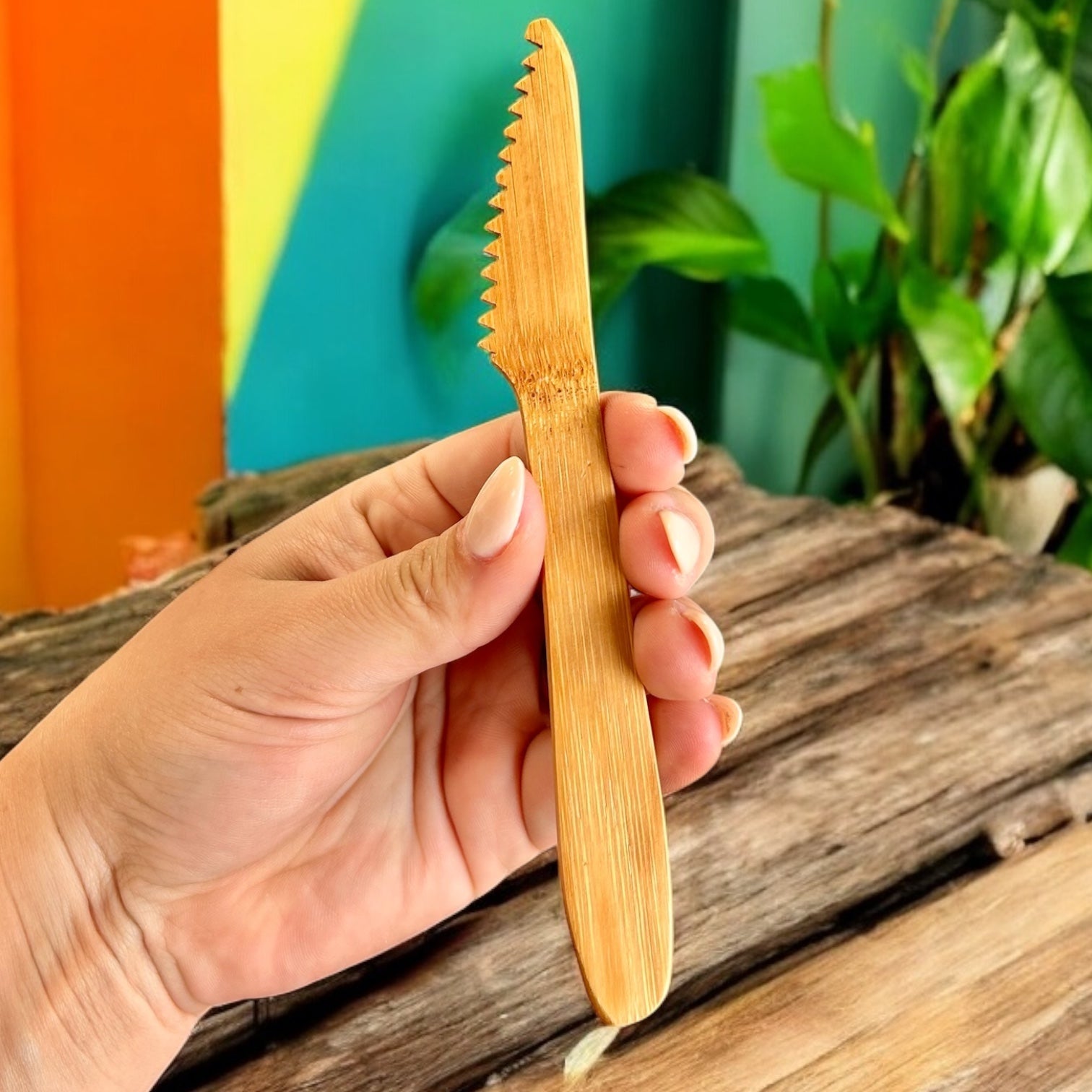 Bamboo Travel Cutlery Set | Kids - Chickadees Wooden Toys