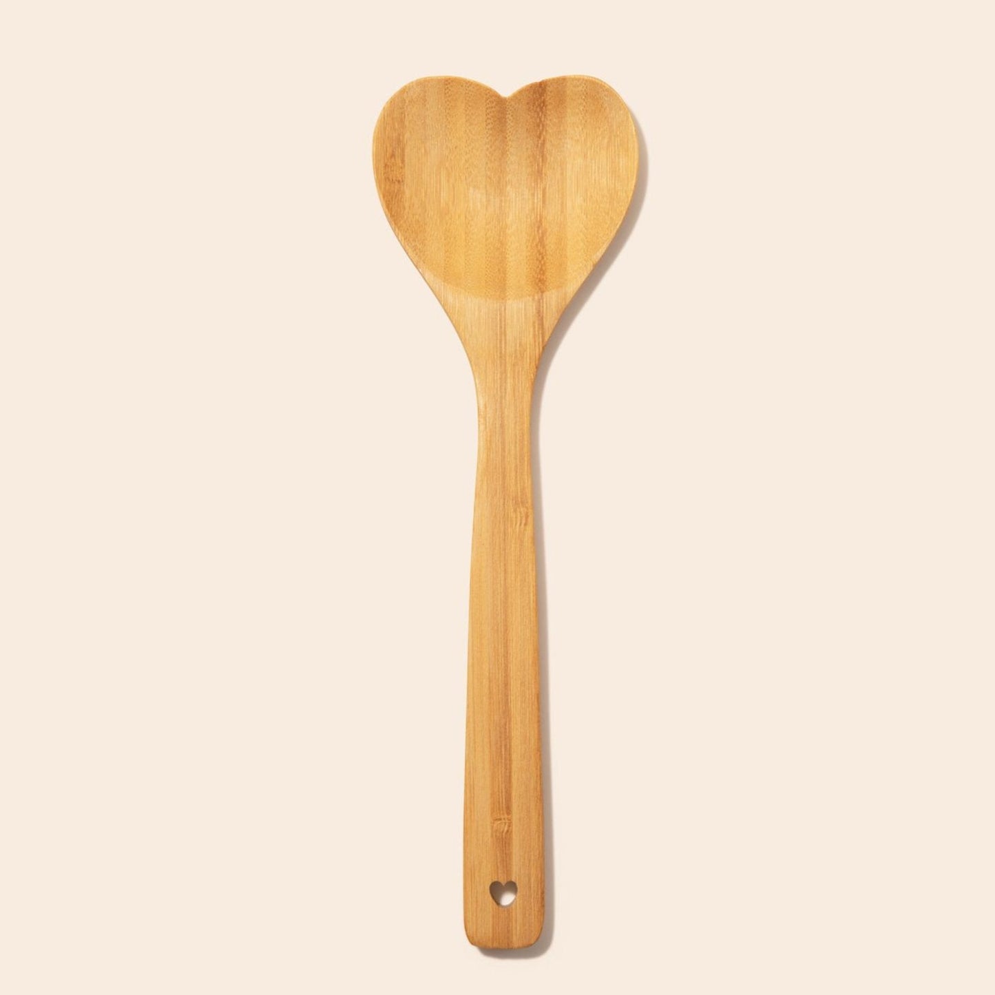 Bamboo Utensil Spoon | Heart Shaped - Chickadees Wooden Toys