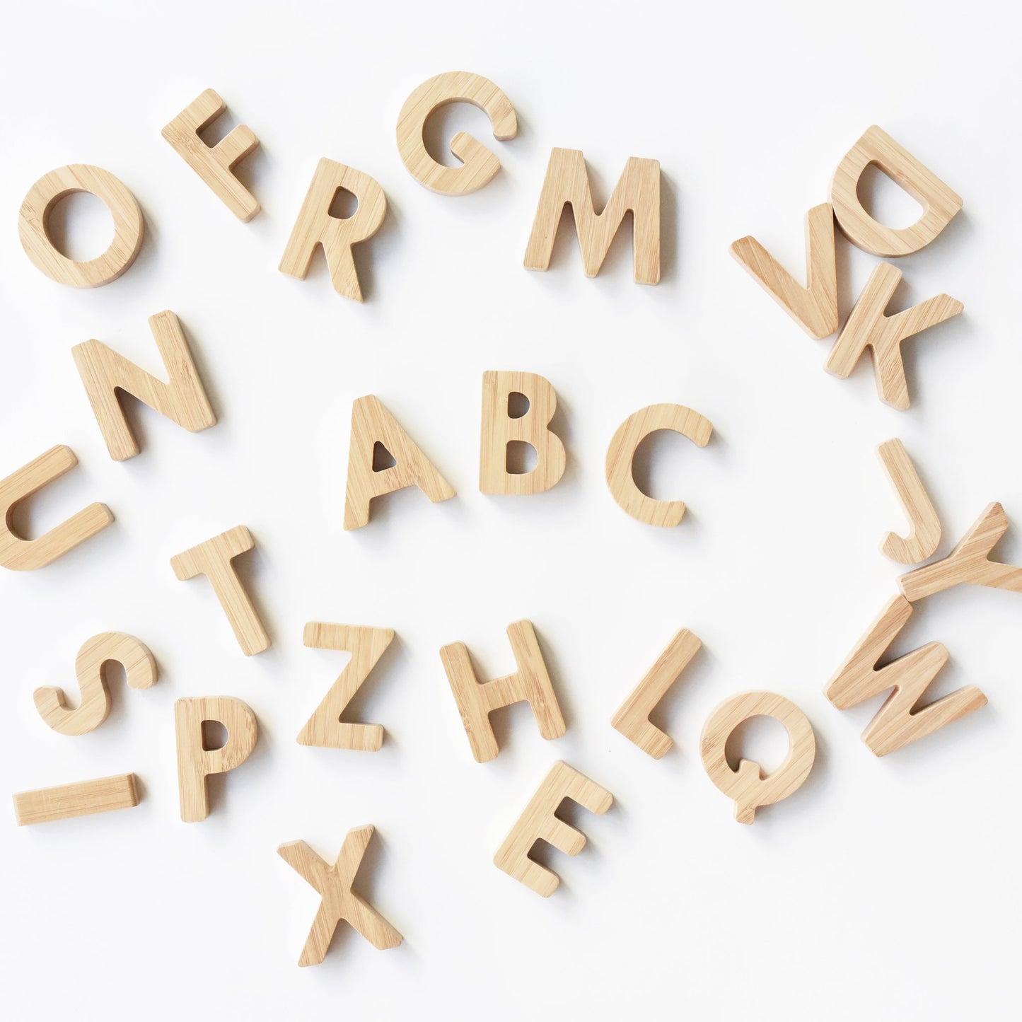 Bamboo Alphabet - Chickadees Wooden Toys