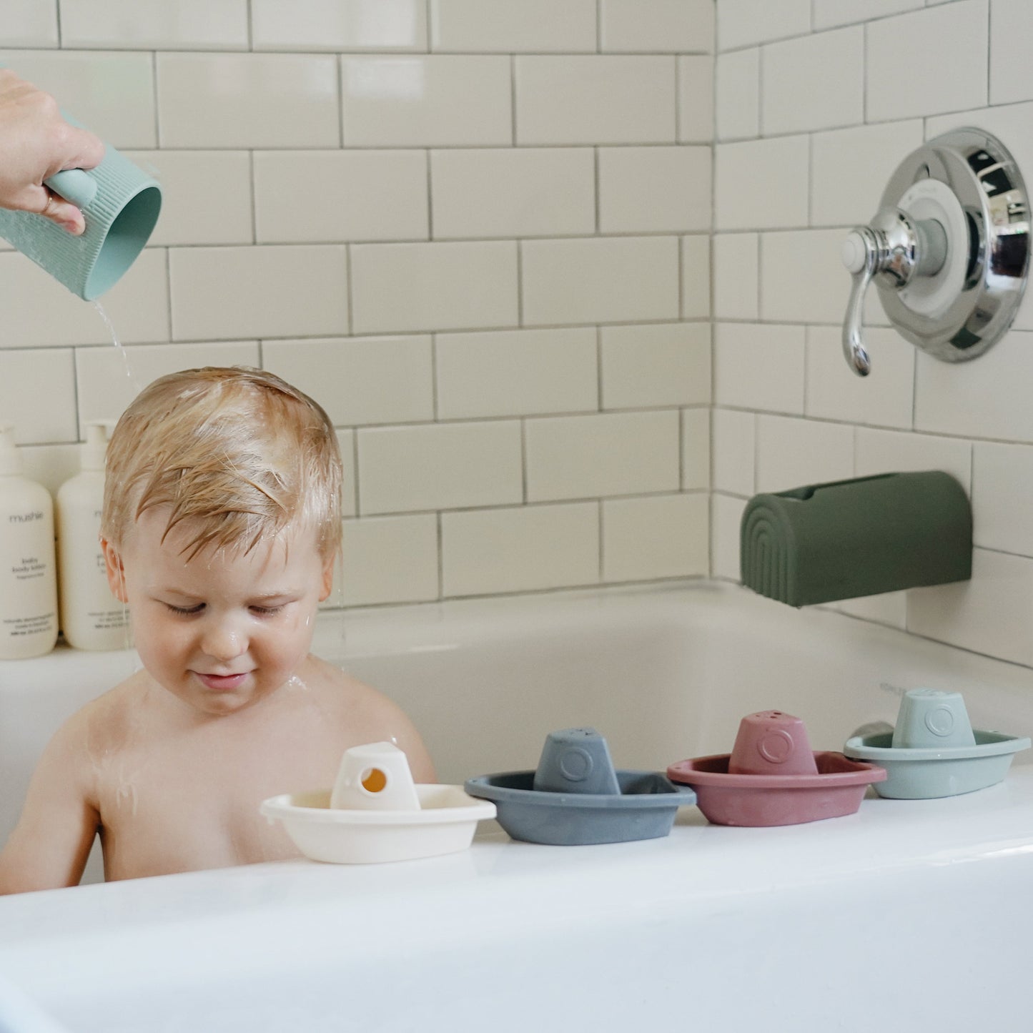 Bath Rinse Cup - Chickadees Wooden Toys