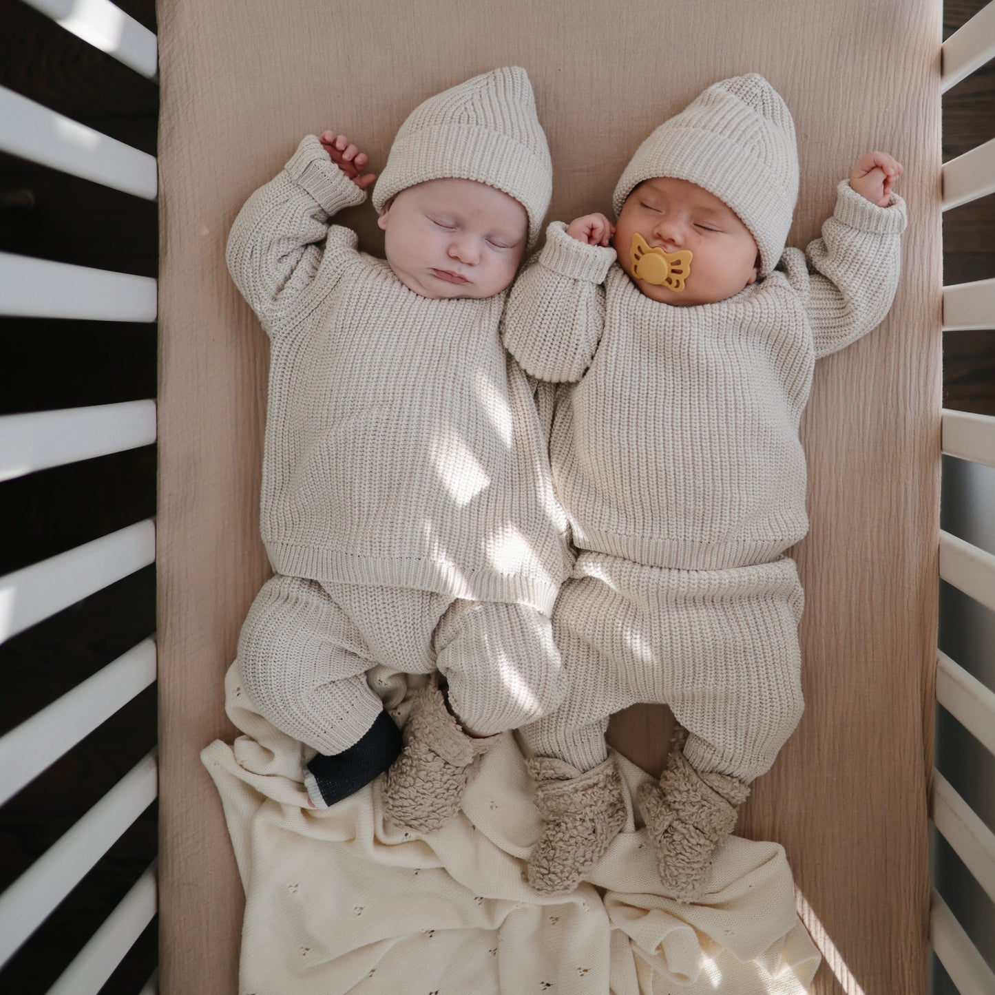 Extra Soft Muslin Crib Sheet - Chickadees Wooden Toys