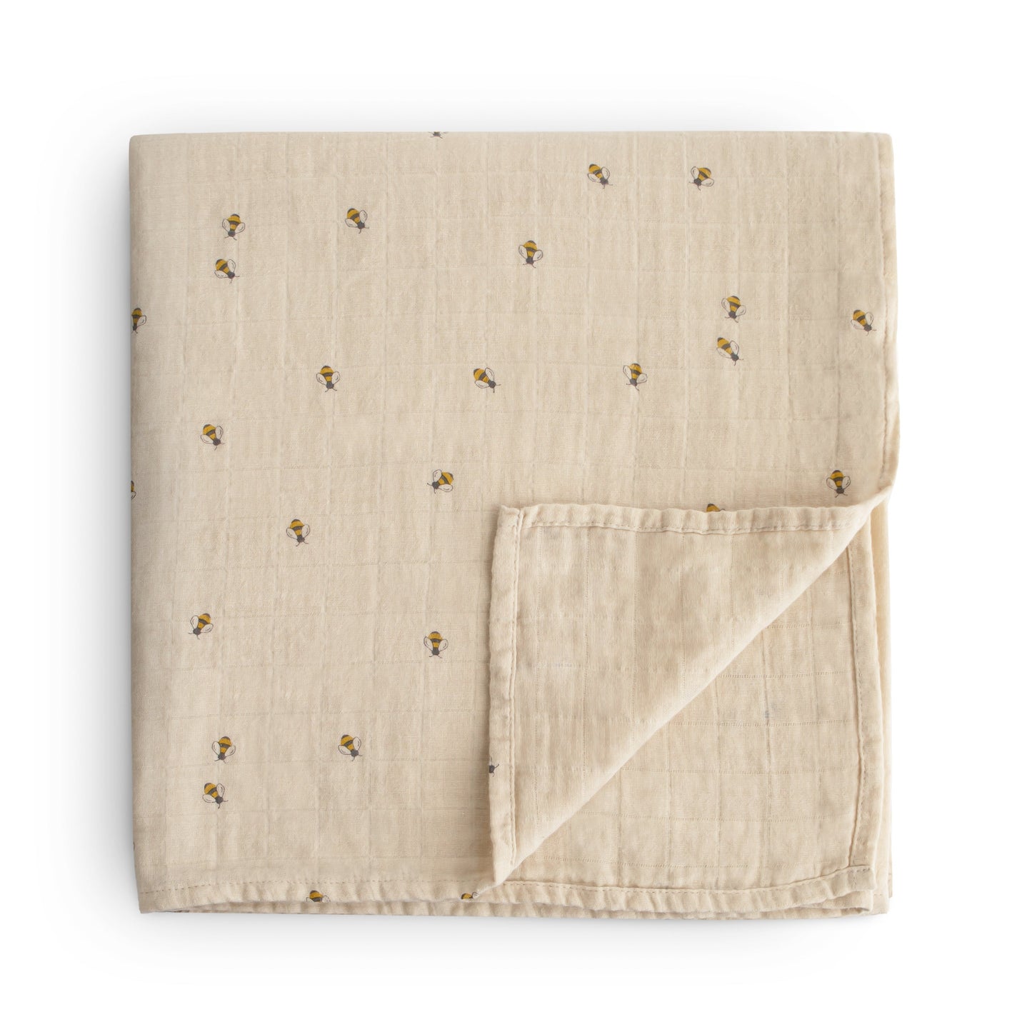 Organic Cotton Muslin Swaddle Blanket - Chickadees Wooden Toys