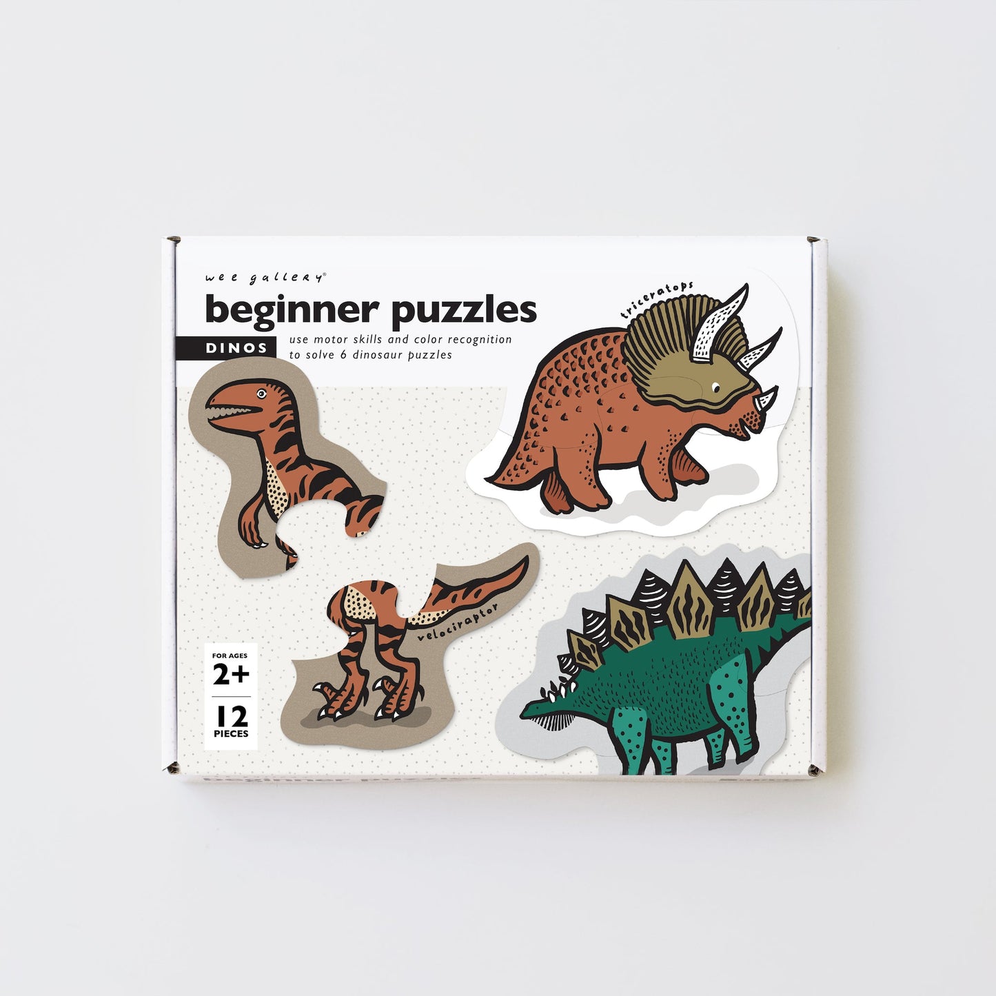 Beginner Puzzles - Dinos - Chickadees Wooden Toys