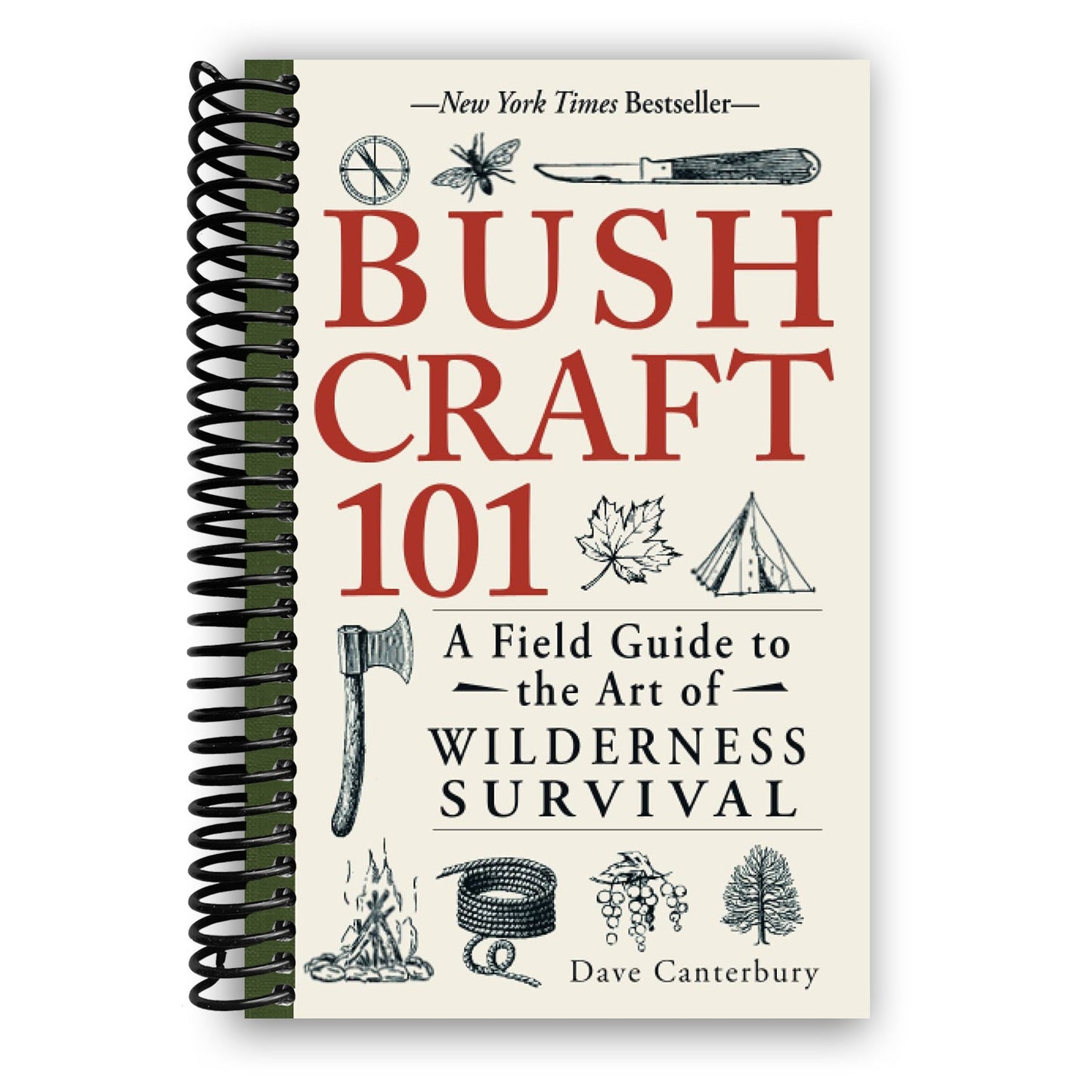 Bushcraft 101: A Field Guide to the Art of Wilderness Survival (Spiral Bound) - Chickadees Wooden Toys