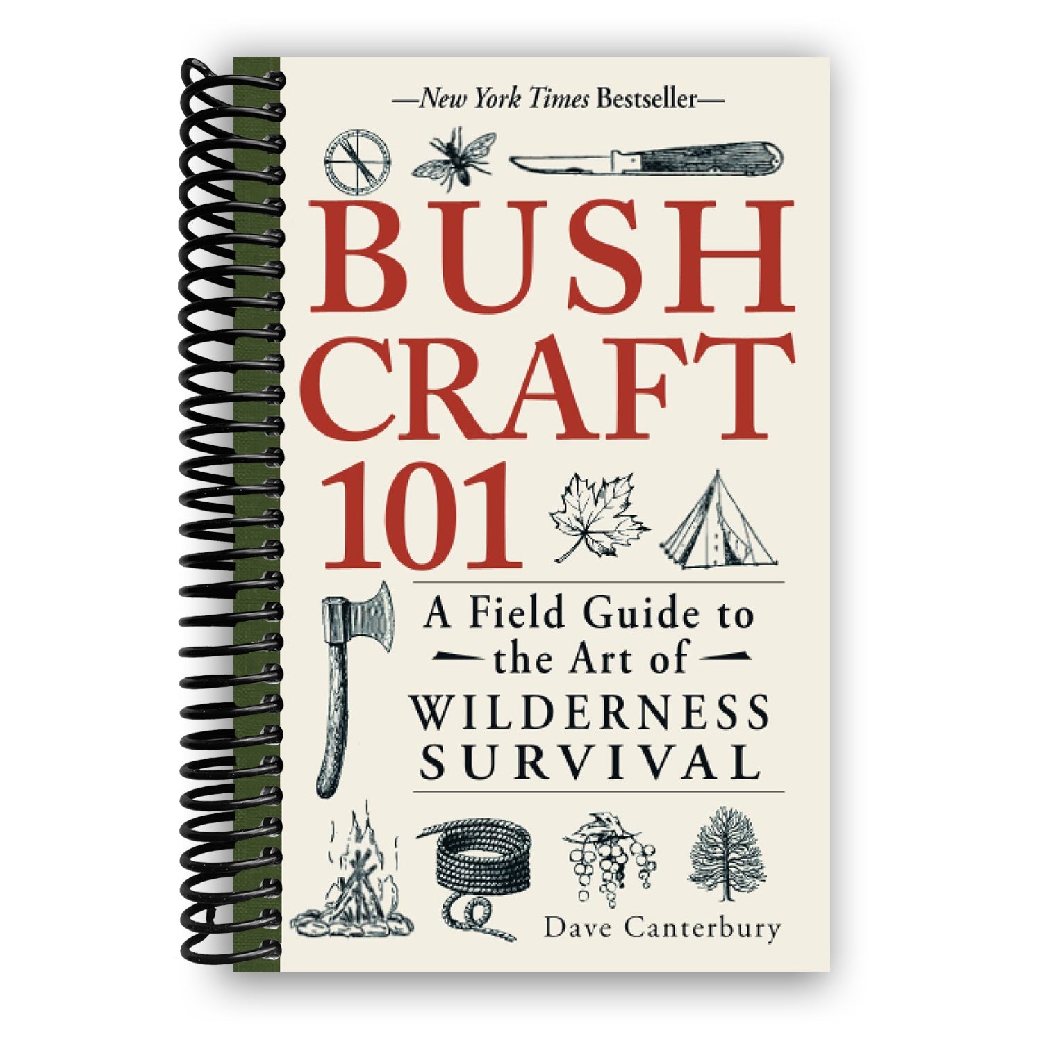 Bushcraft 101: A Field Guide to the Art of Wilderness Survival (Spiral Bound) - Chickadees Wooden Toys