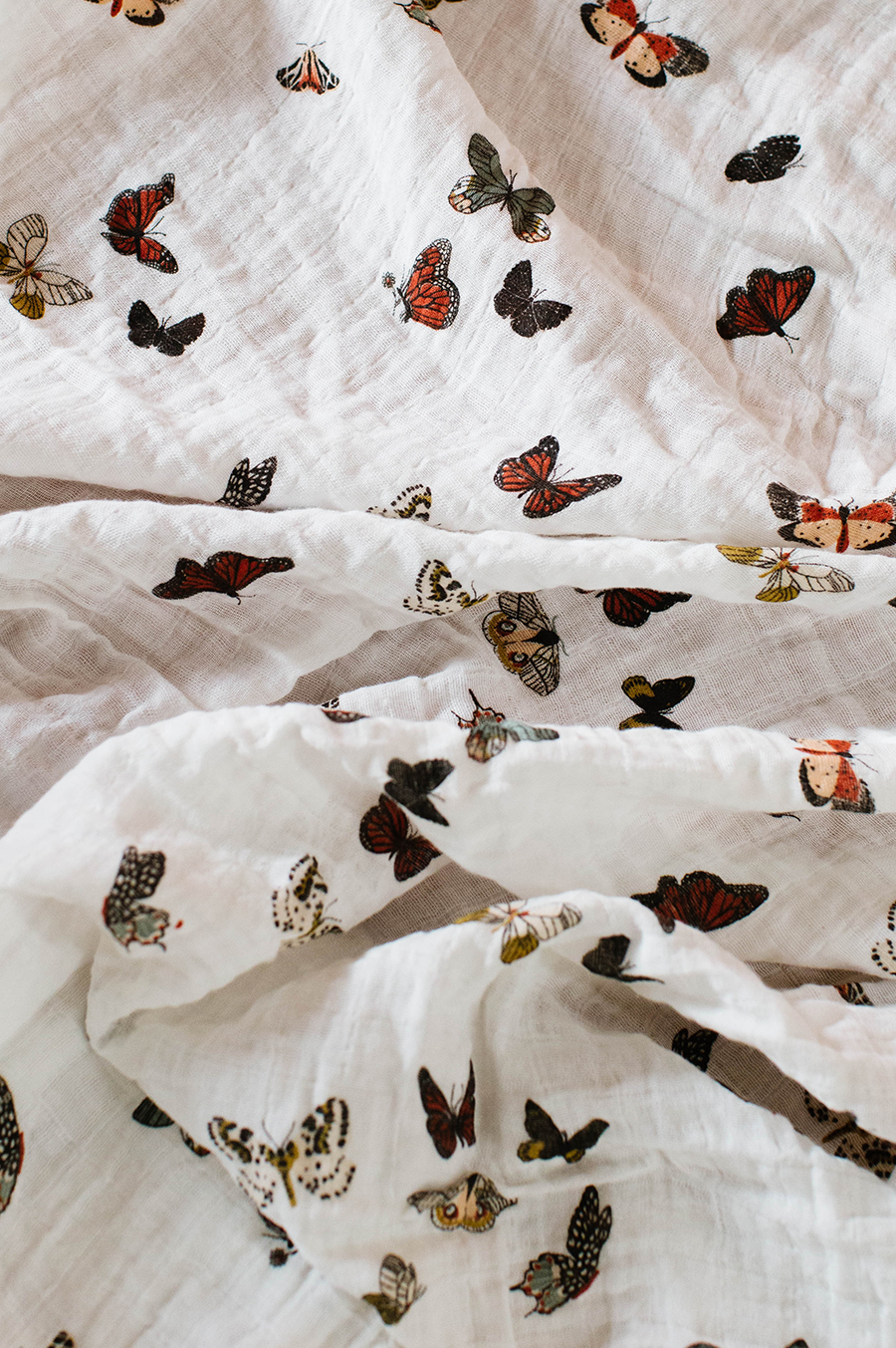 Butterfly Migration Swaddle - Chickadees Wooden Toys