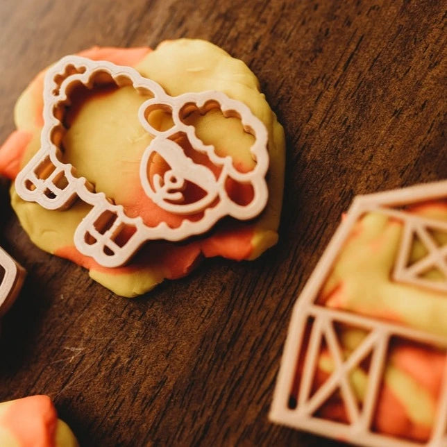 Farm Eco Cutter Set - Chickadees Wooden Toys