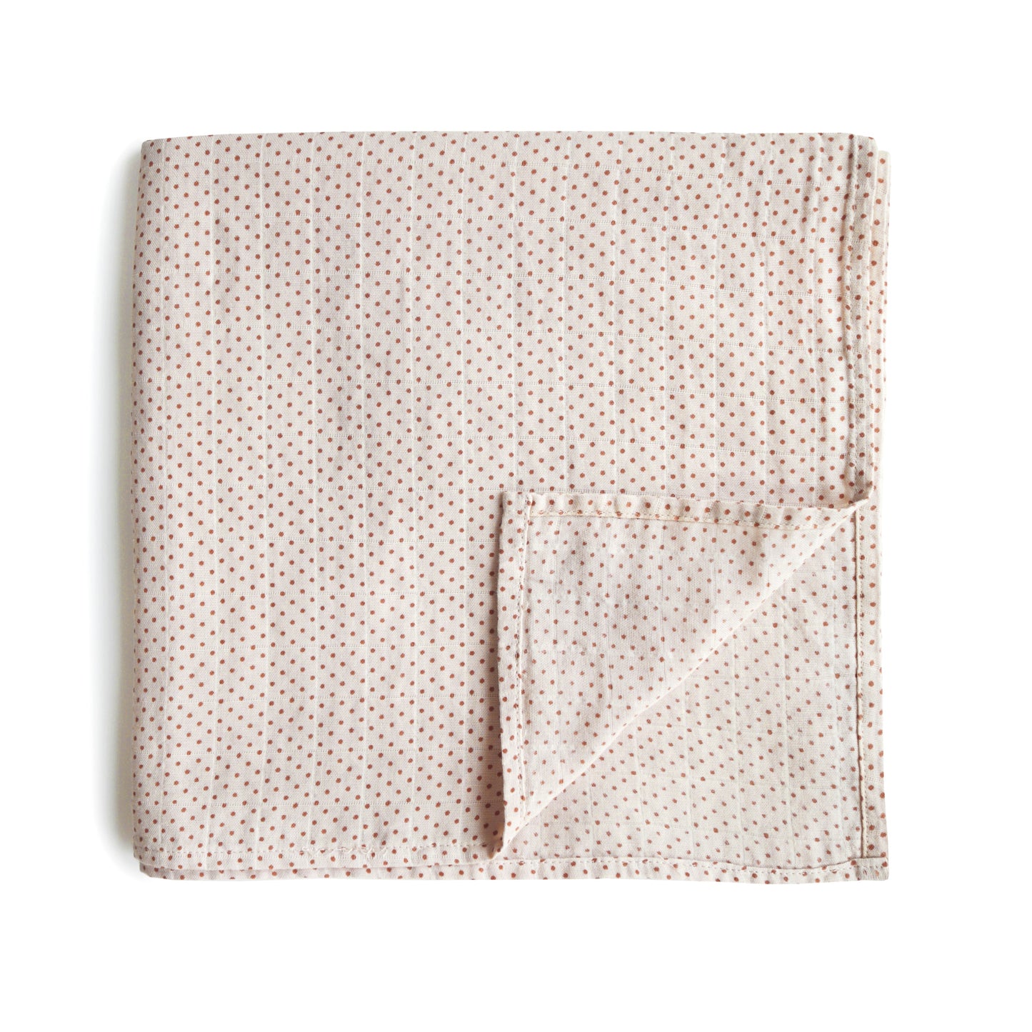 Organic Cotton Muslin Swaddle Blanket - Chickadees Wooden Toys