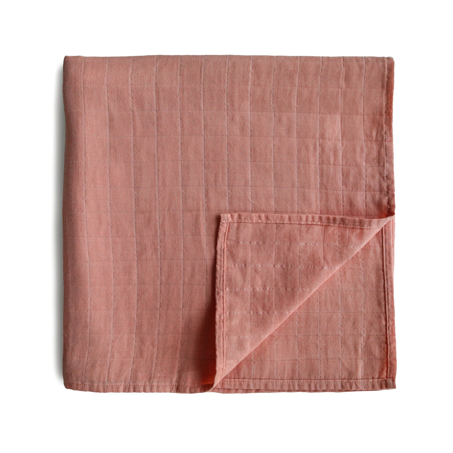 Organic Cotton Muslin Swaddle Blanket - Chickadees Wooden Toys