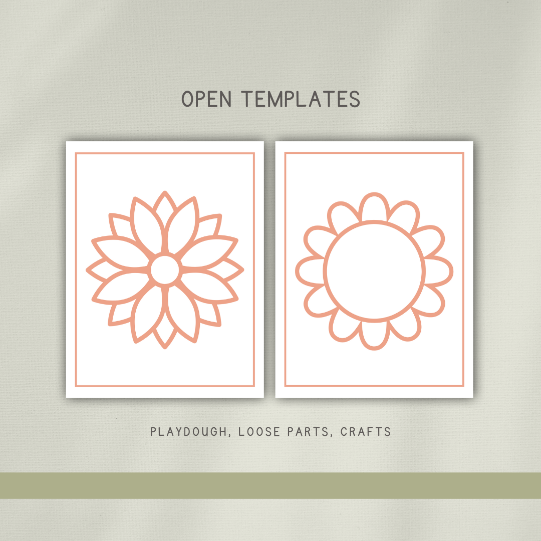 Blossoms Preschool Activity Pages - Chickadees Wooden Toys