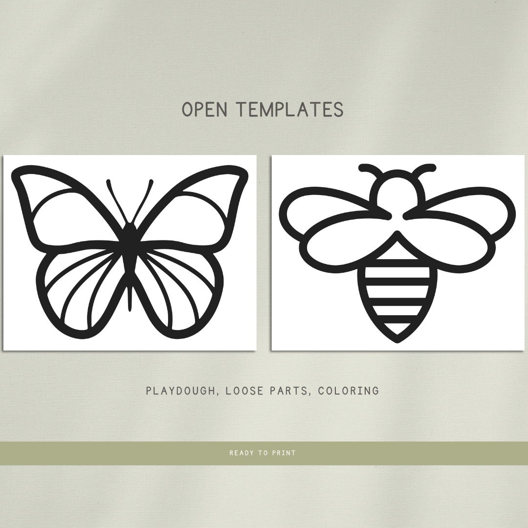 Bugs Preschool Activity Pages - Chickadees Wooden Toys