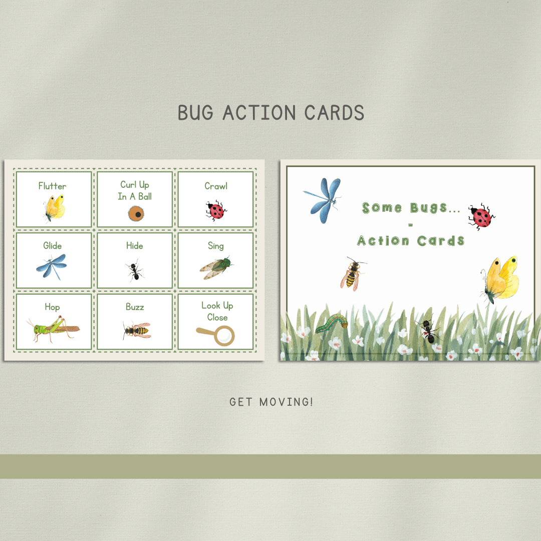 Bugs Preschool Activity Pages - Chickadees Wooden Toys