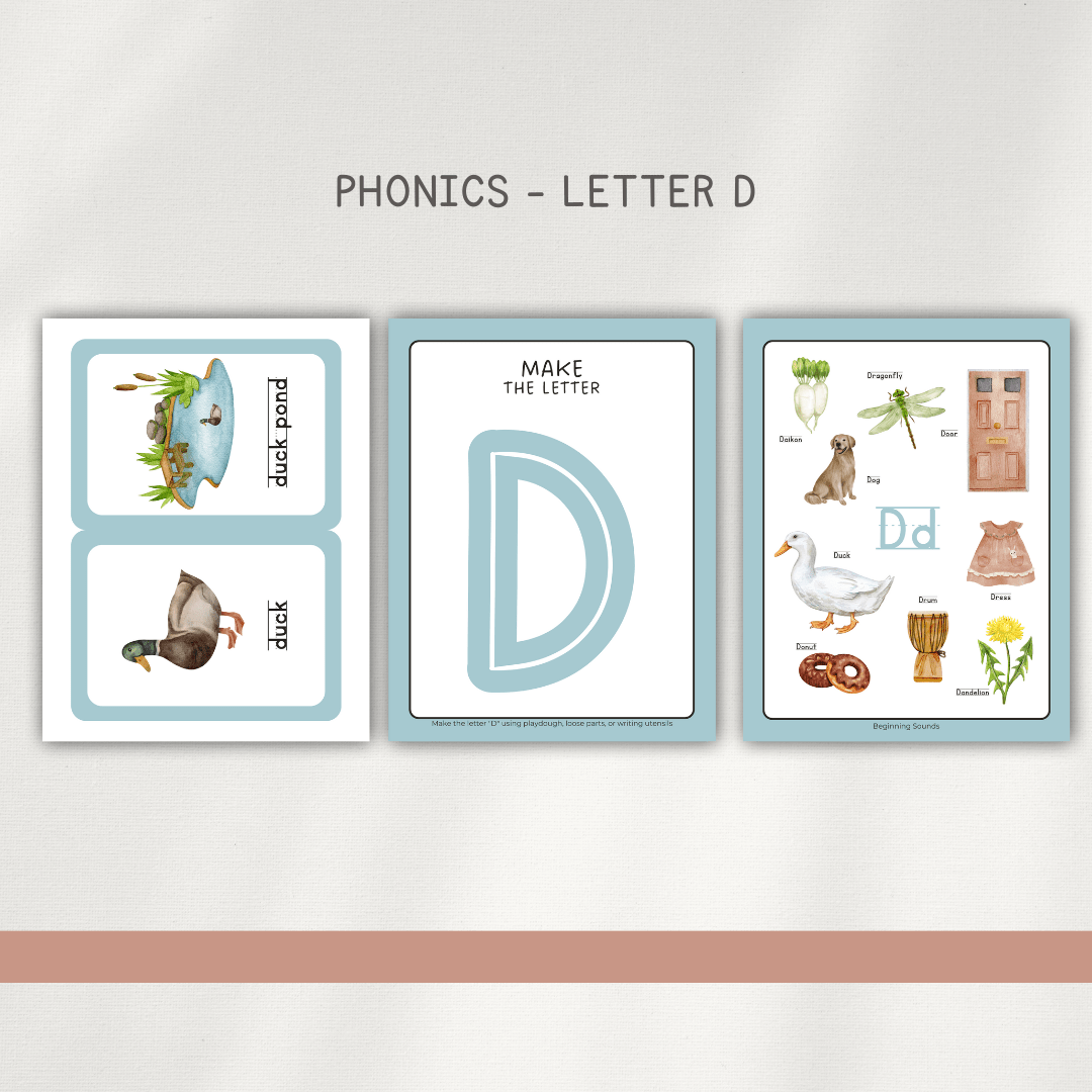 Ducks - Preschool Activity Pages - Chickadees Wooden Toys