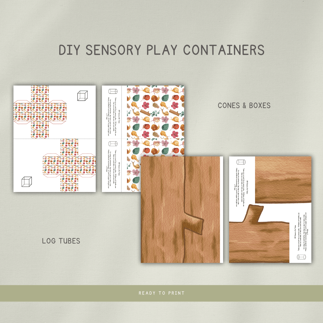 Garden Snails Preschool Activity Pages - Chickadees Wooden Toys