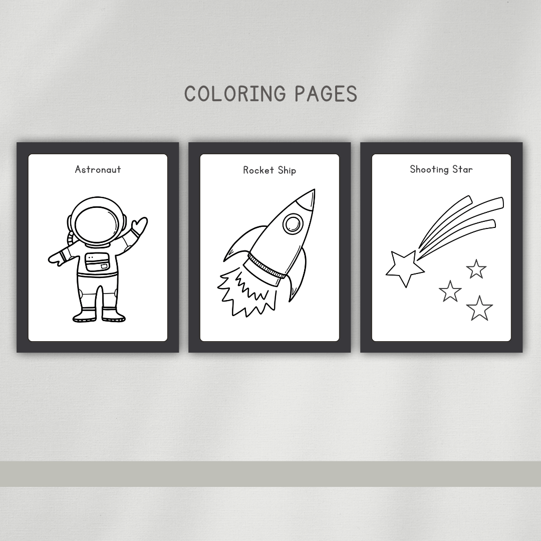 Solar System Activity Pages - Chickadees Wooden Toys