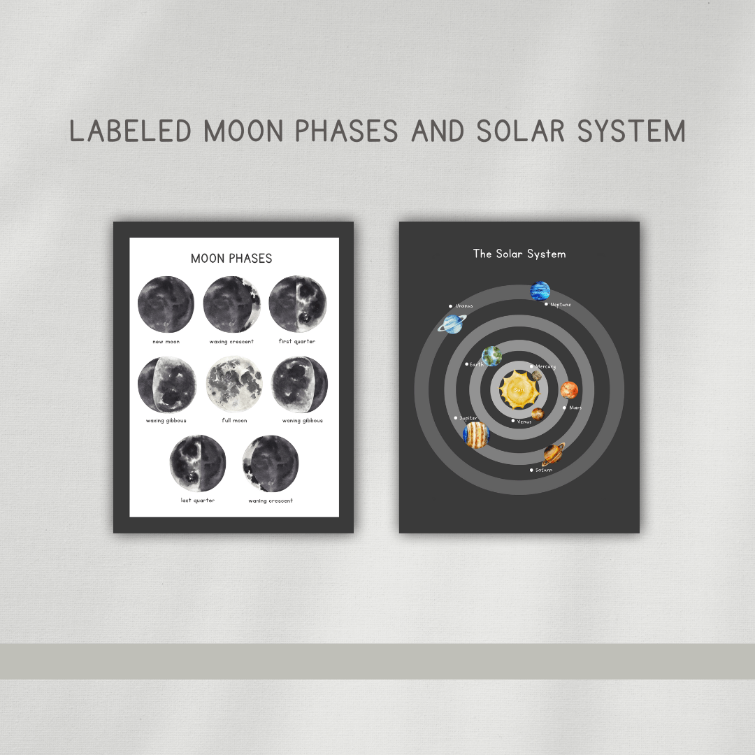 Solar System Activity Pages - Chickadees Wooden Toys