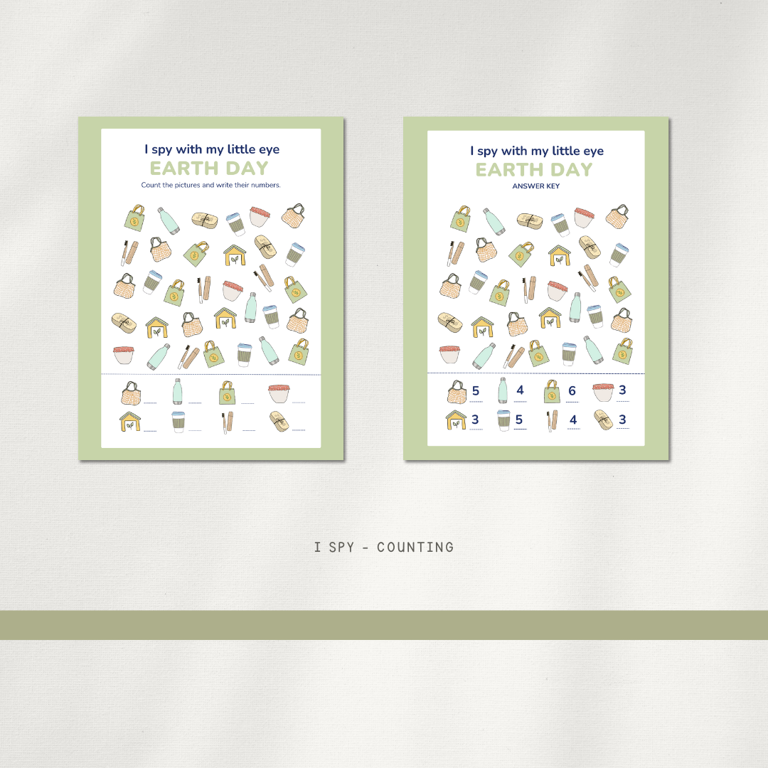 Earth Day Activities - Digital Download - Chickadees Wooden Toys
