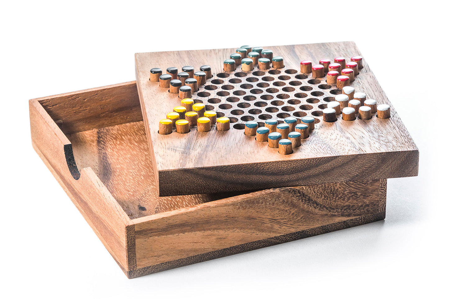 Chinese Checkers Board Game - Chickadees Wooden Toys