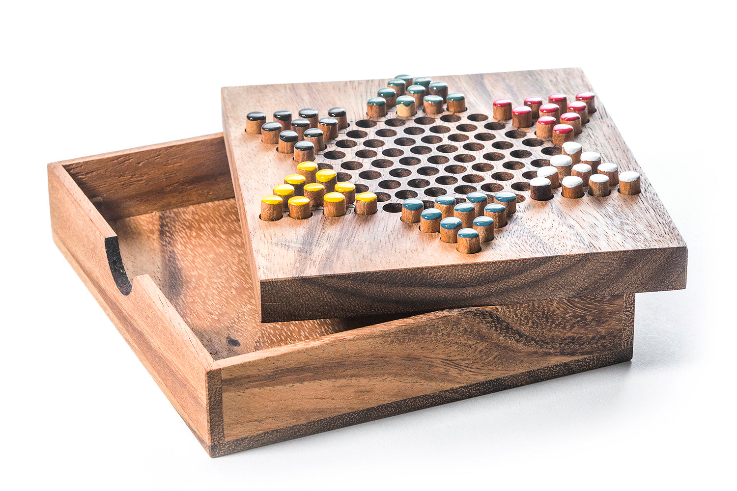 Chinese Checkers Board Game - Chickadees Wooden Toys