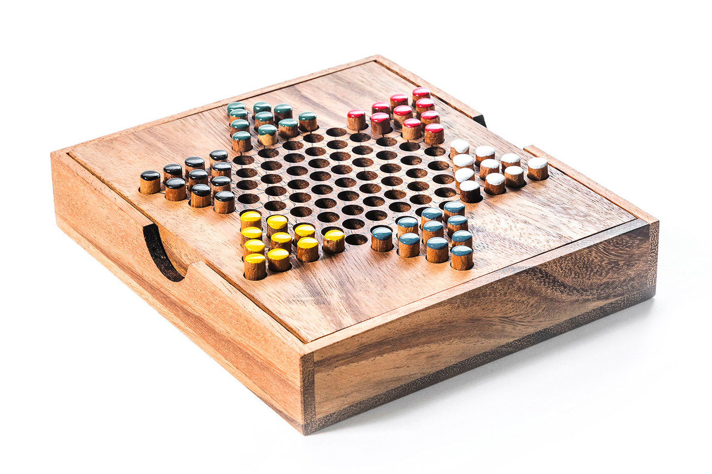 Chinese Checkers Board Game - Chickadees Wooden Toys