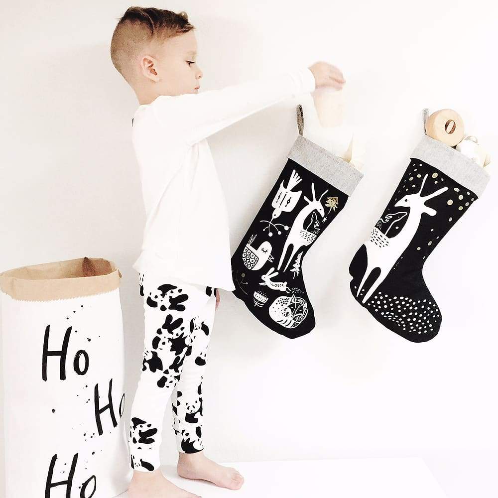 Deer Stocking - Chickadees Wooden Toys