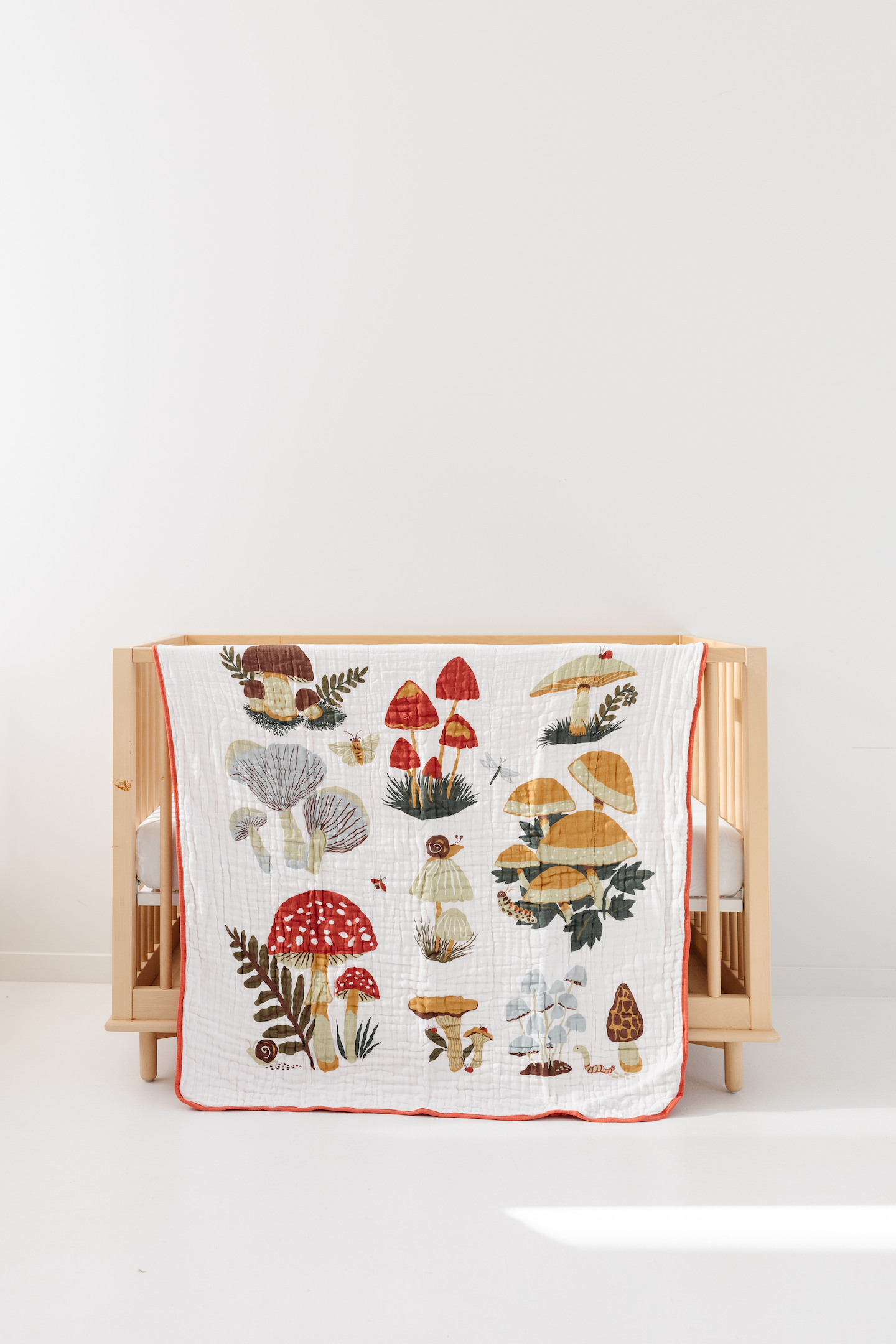 Mushroom Quilt - Chickadees Wooden Toys