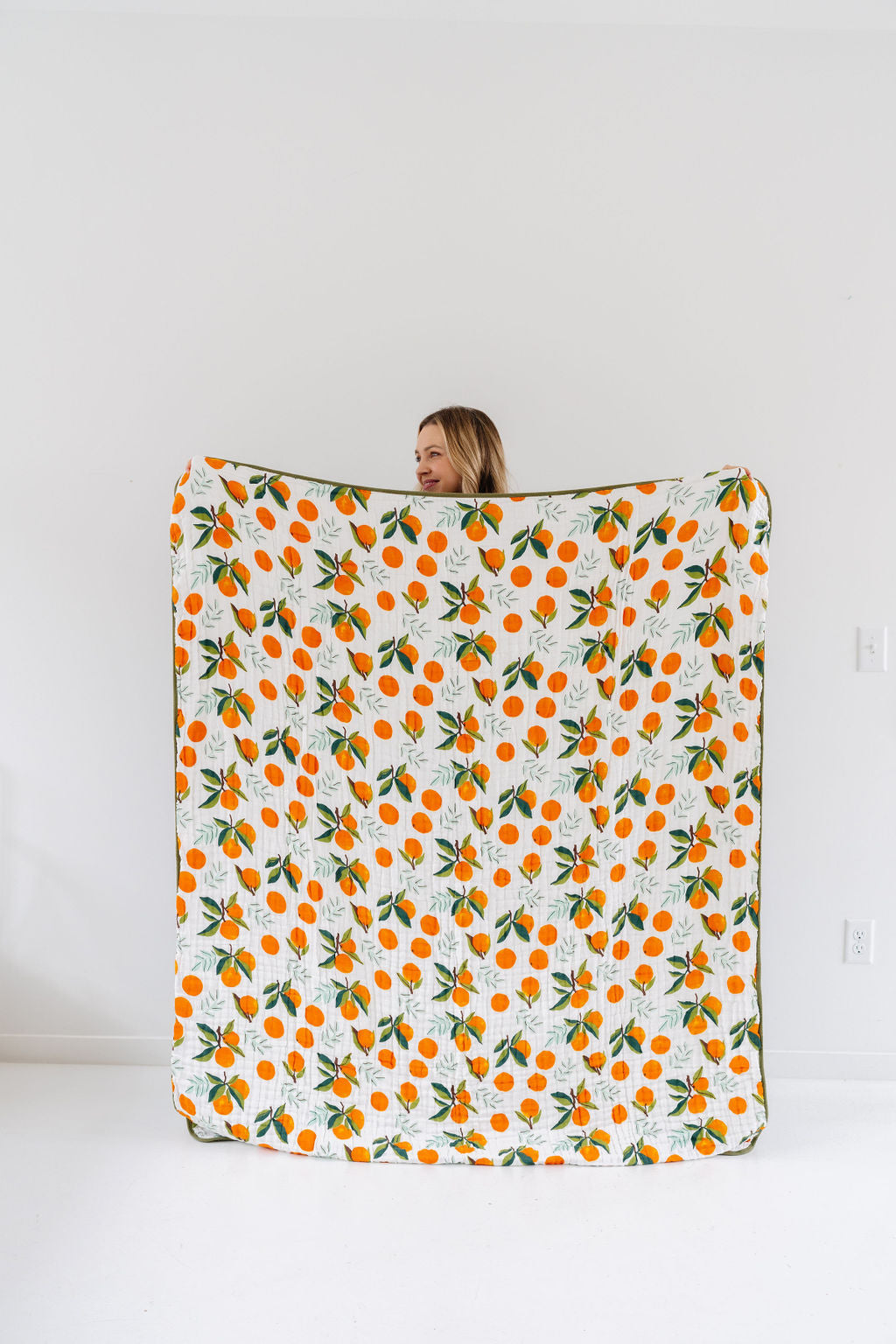 Clementine Throw Blanket - Chickadees Wooden Toys
