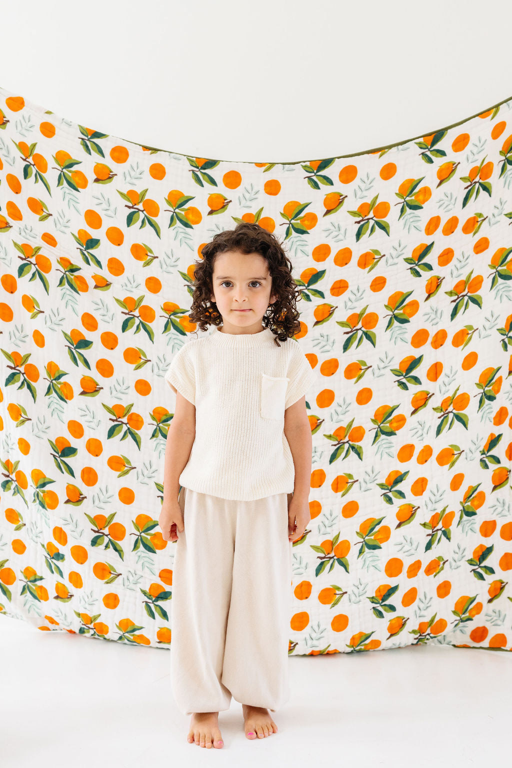 Clementine Throw Blanket - Chickadees Wooden Toys