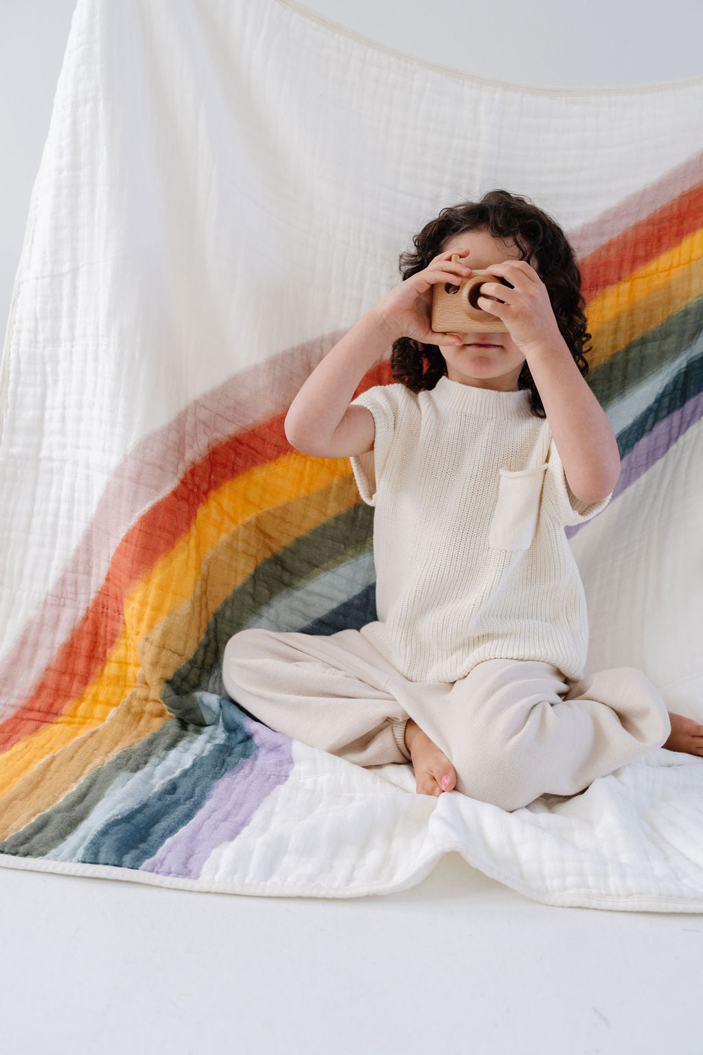 Rainbow Connection Quilt - Chickadees Wooden Toys