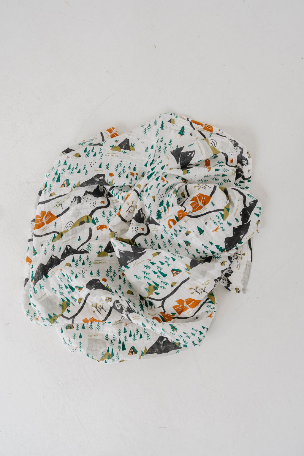 National Parks Swaddle (Mini Pattern) - Chickadees Wooden Toys