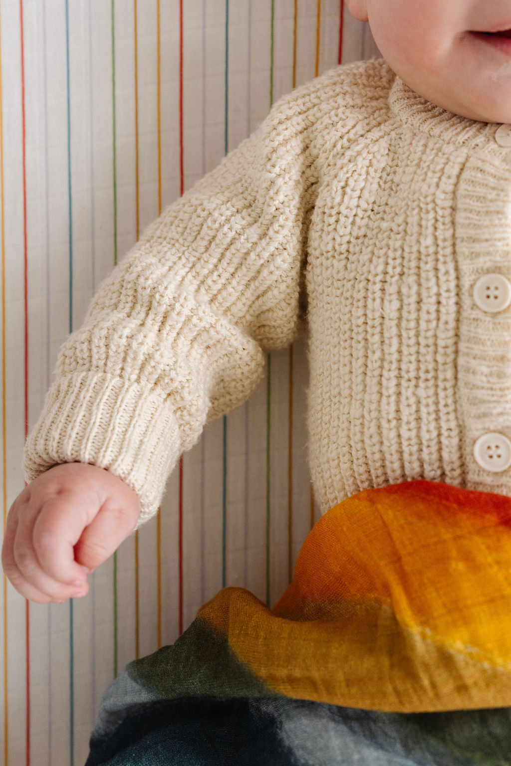 Rainbow Connection Swaddle - Chickadees Wooden Toys