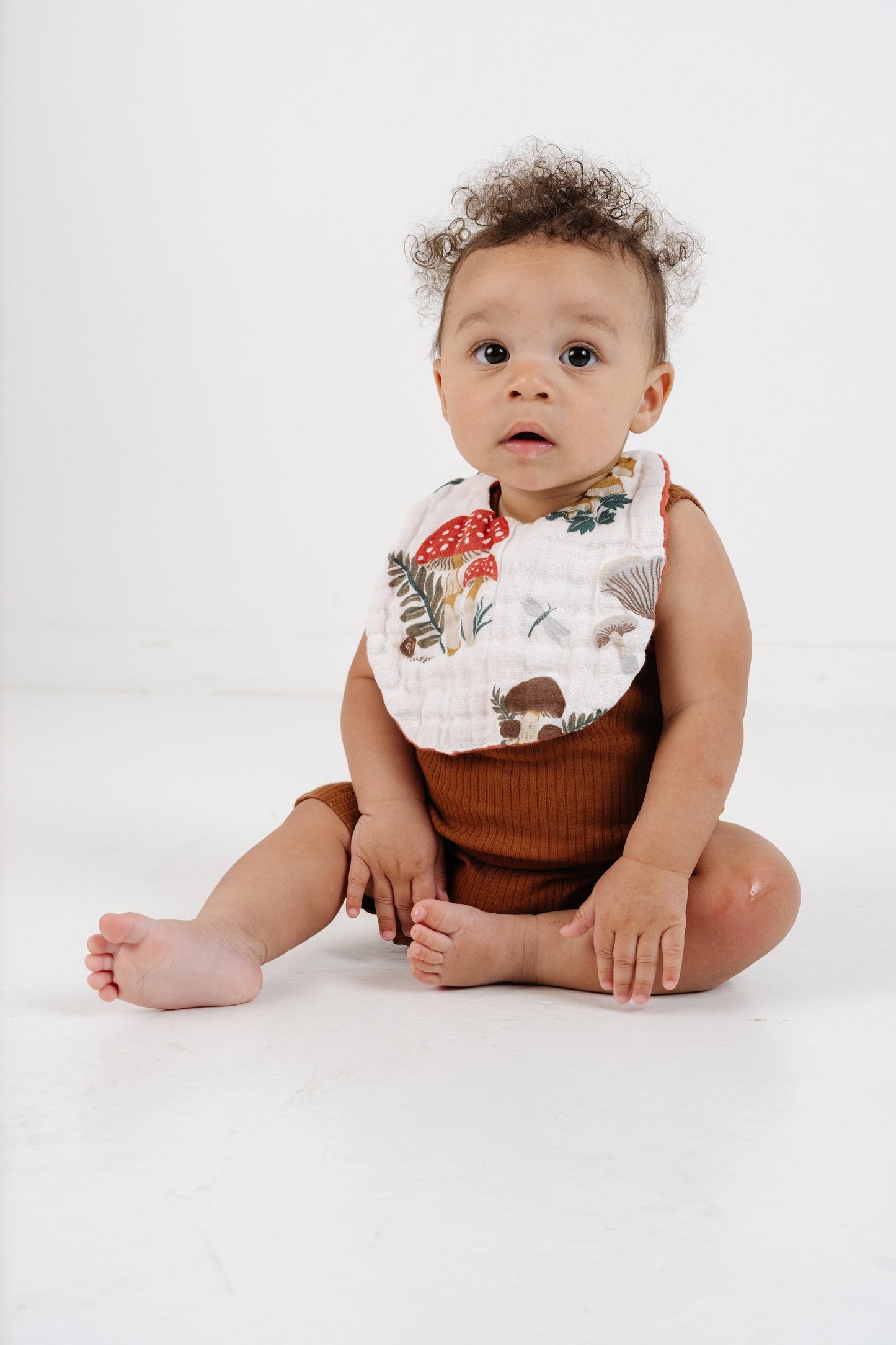 Mushroom Bib - Chickadees Wooden Toys