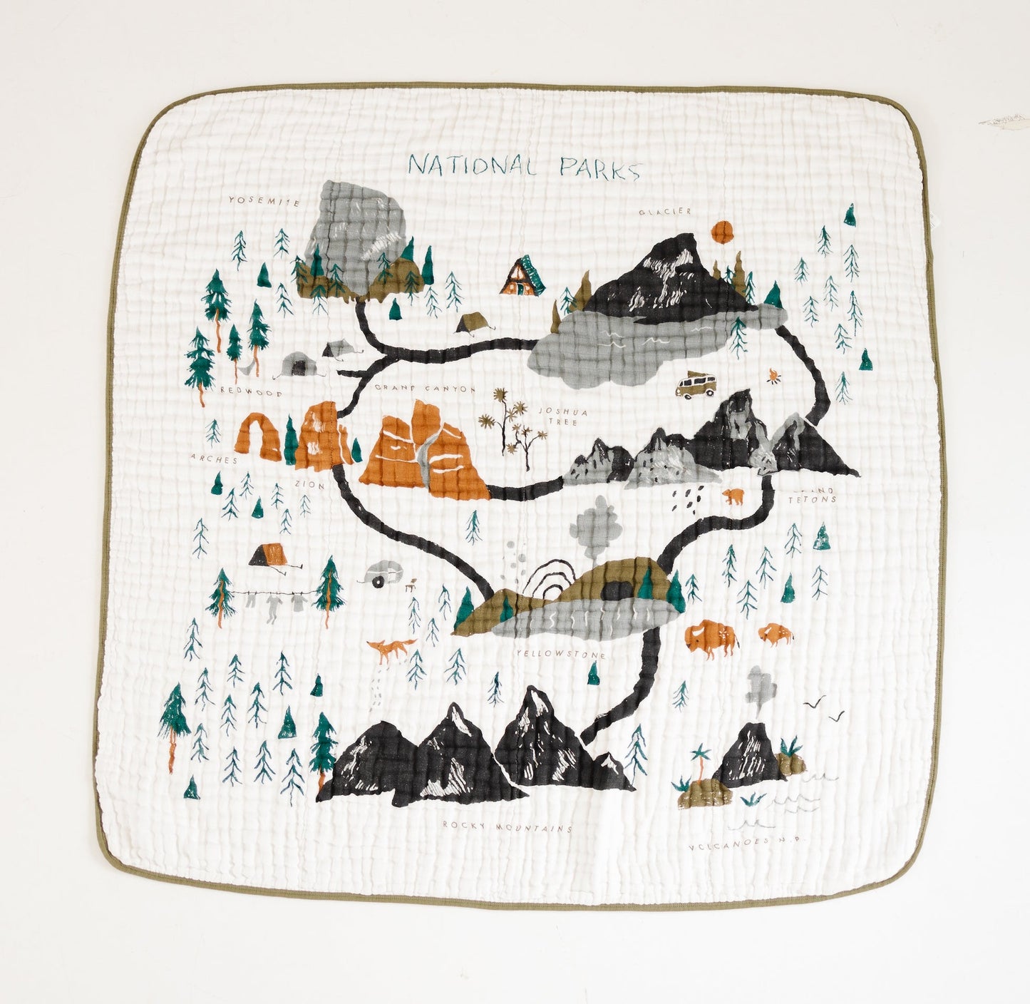 National Parks Quilt - Chickadees Wooden Toys