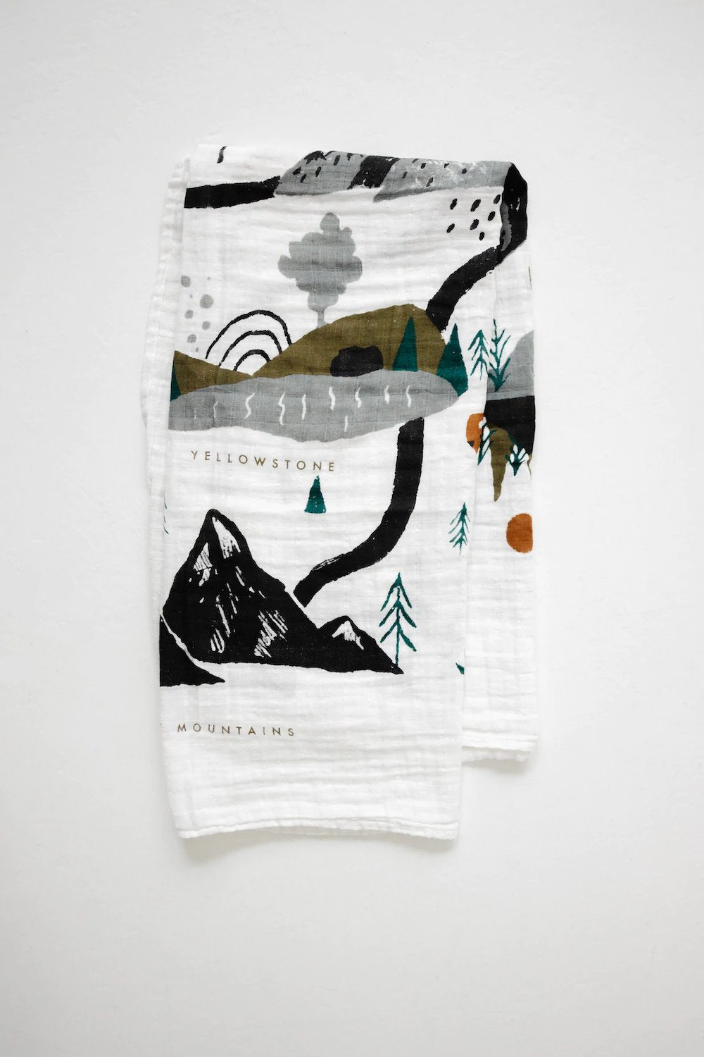 National Parks Swaddle - Chickadees Wooden Toys
