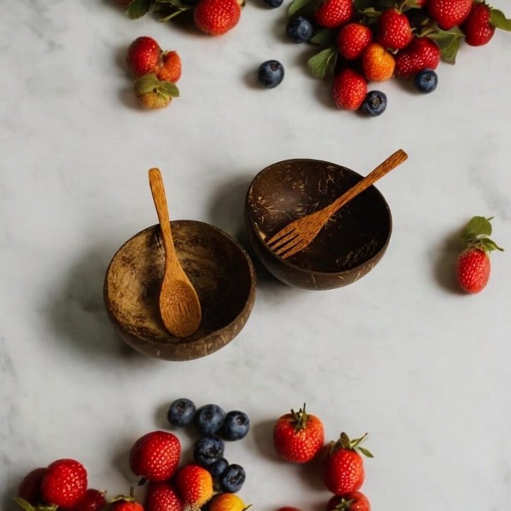 Coconut Bowl - Chickadees Wooden Toys