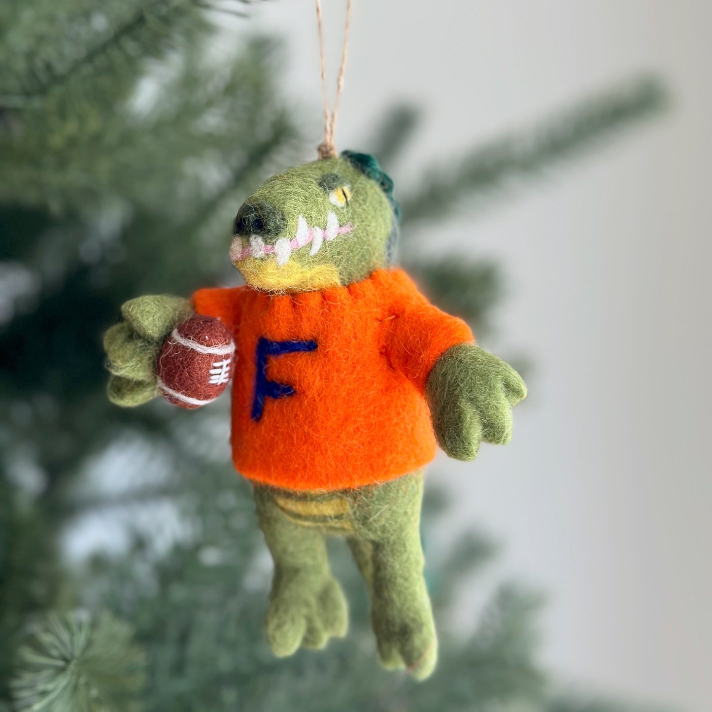 College Football Collection - Florida Gator Ornament - Chickadees Wooden Toys