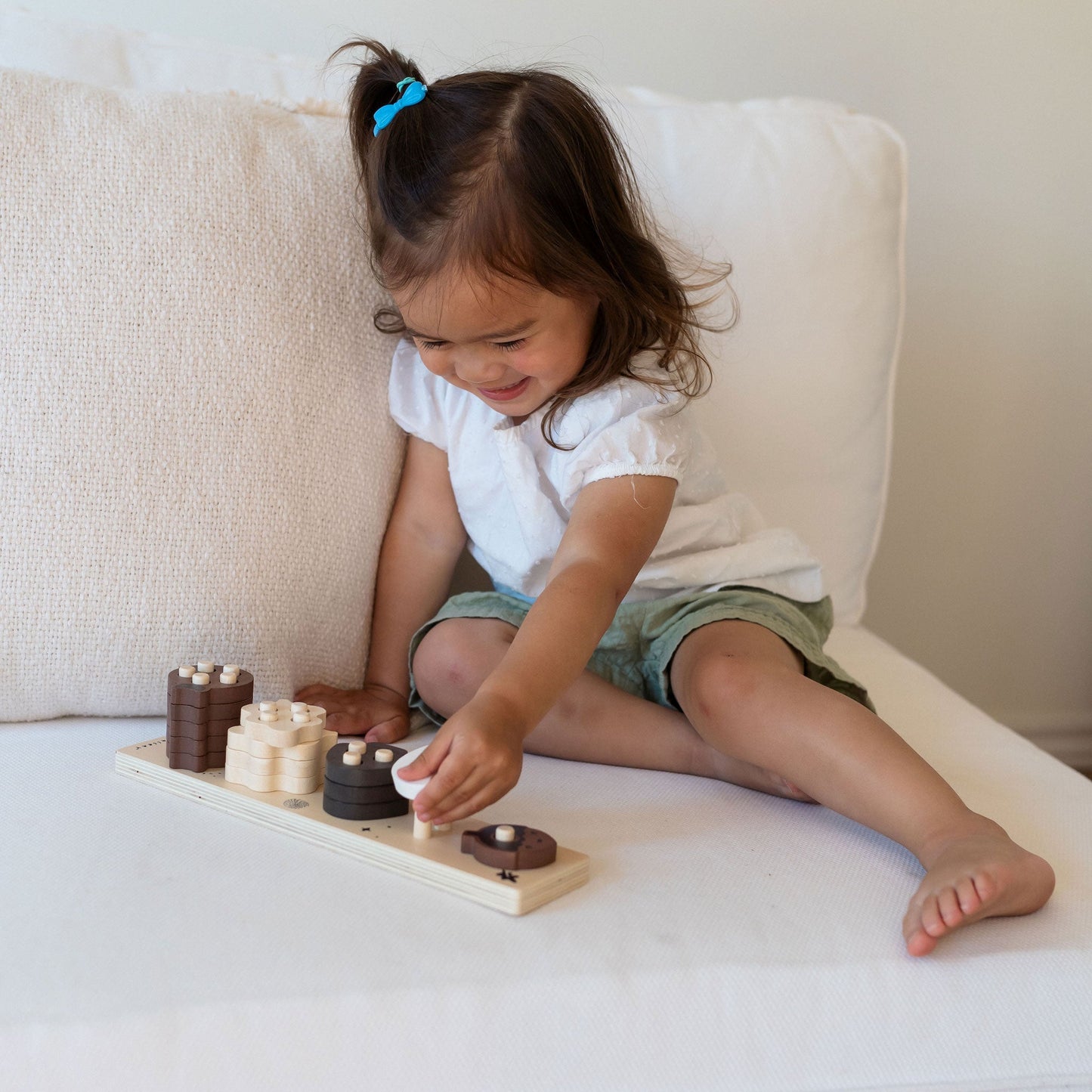 Count and Stack Toy - Chickadees Wooden Toys