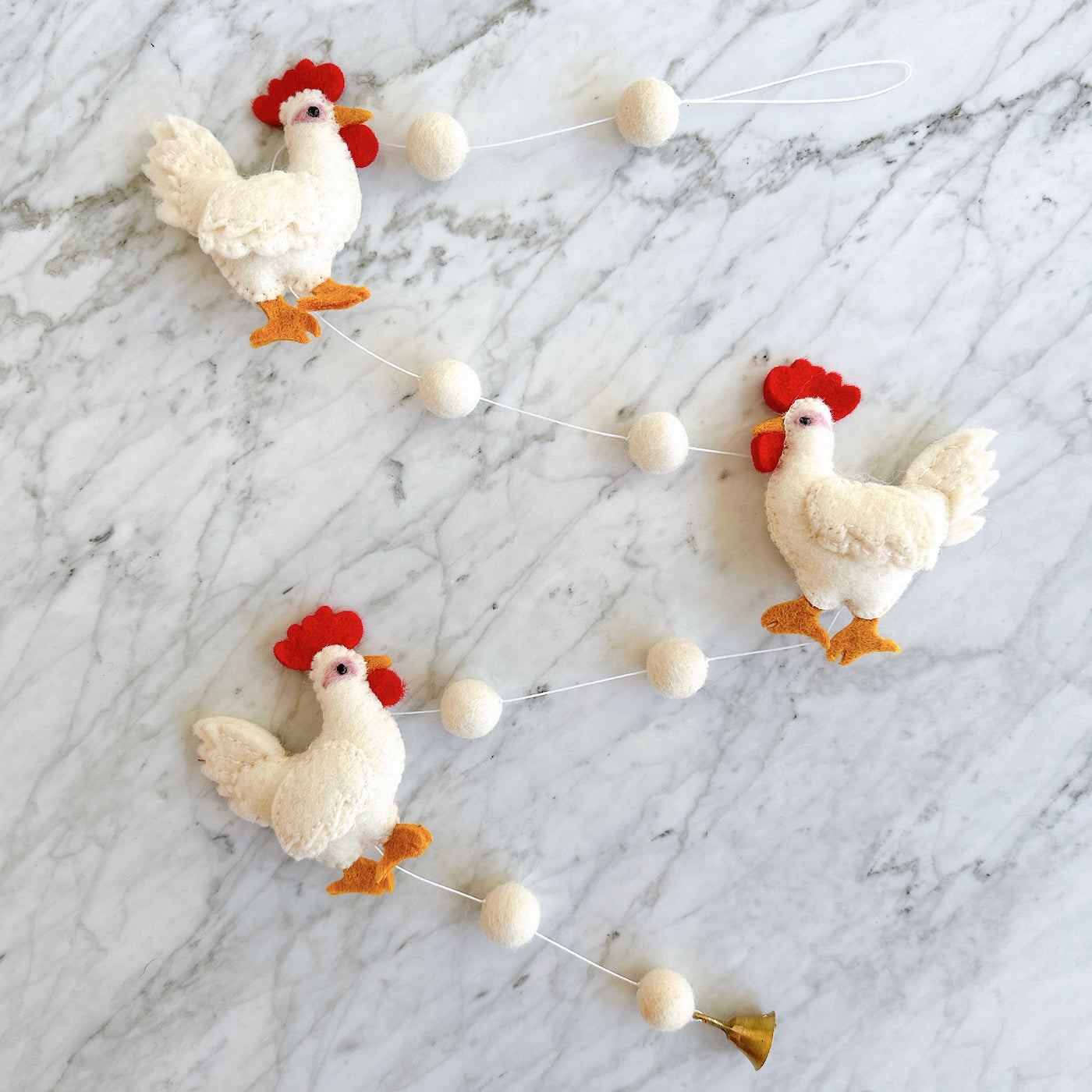 Cozy Homestead Chicken Garland - Chickadees Wooden Toys