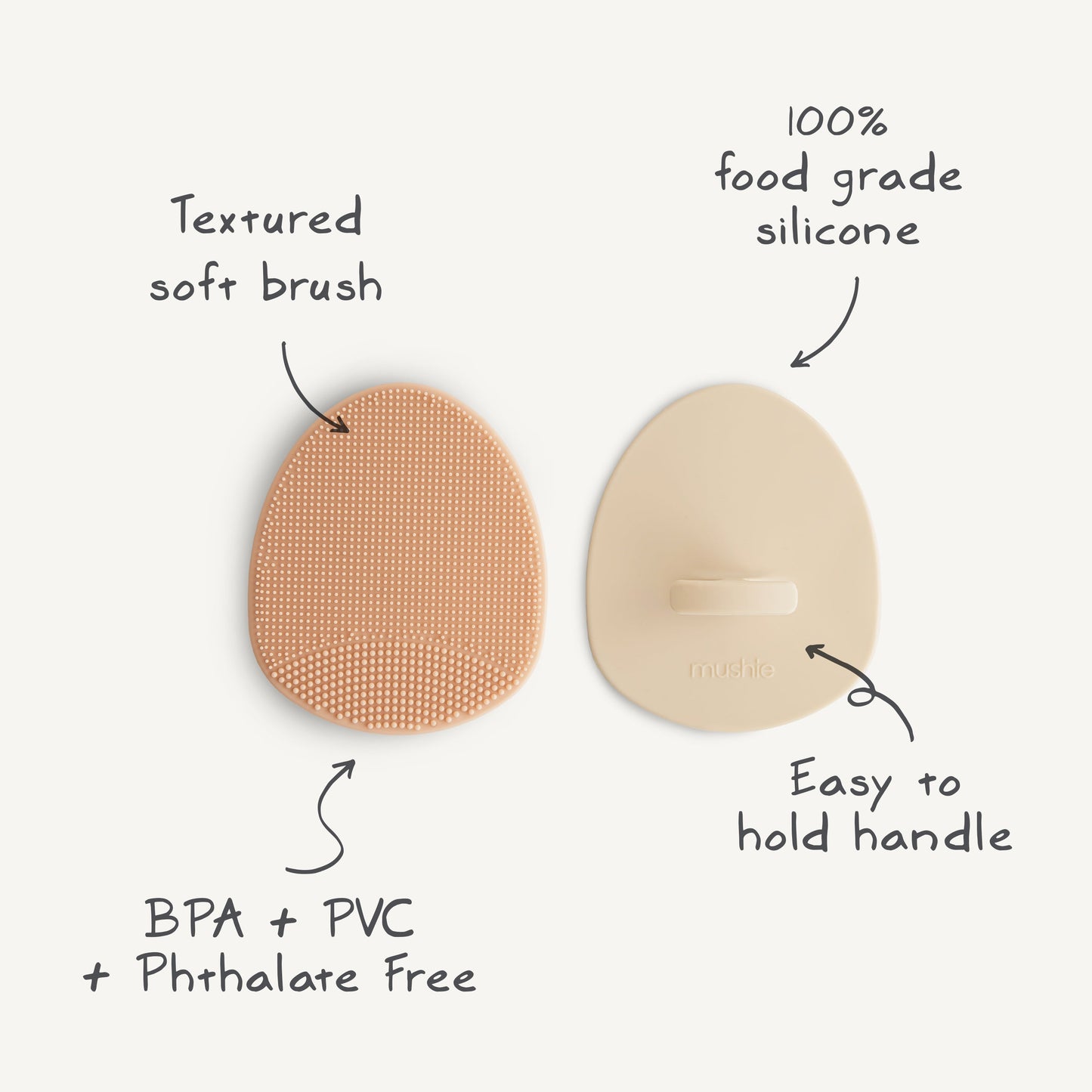 Cradle Cap Brushes - Chickadees Wooden Toys