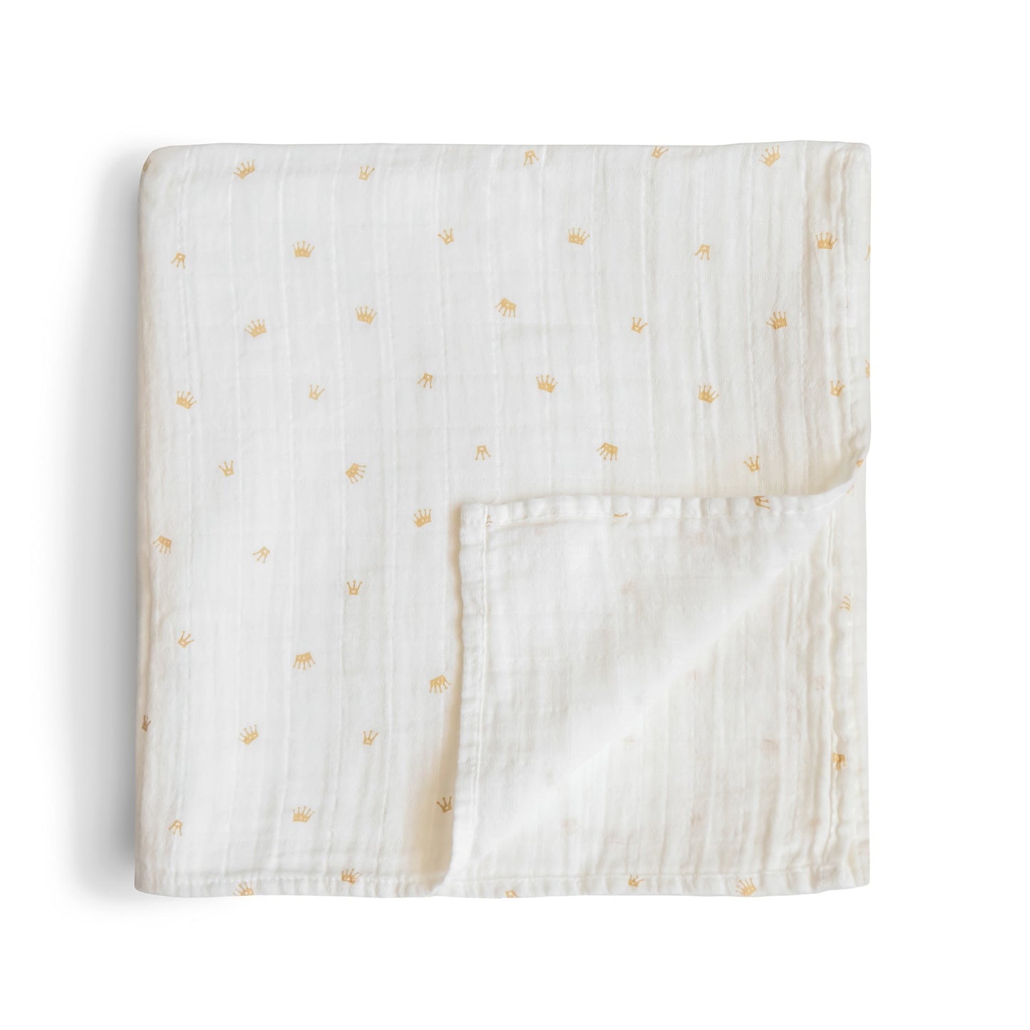 Organic Cotton Muslin Swaddle Blanket - Chickadees Wooden Toys