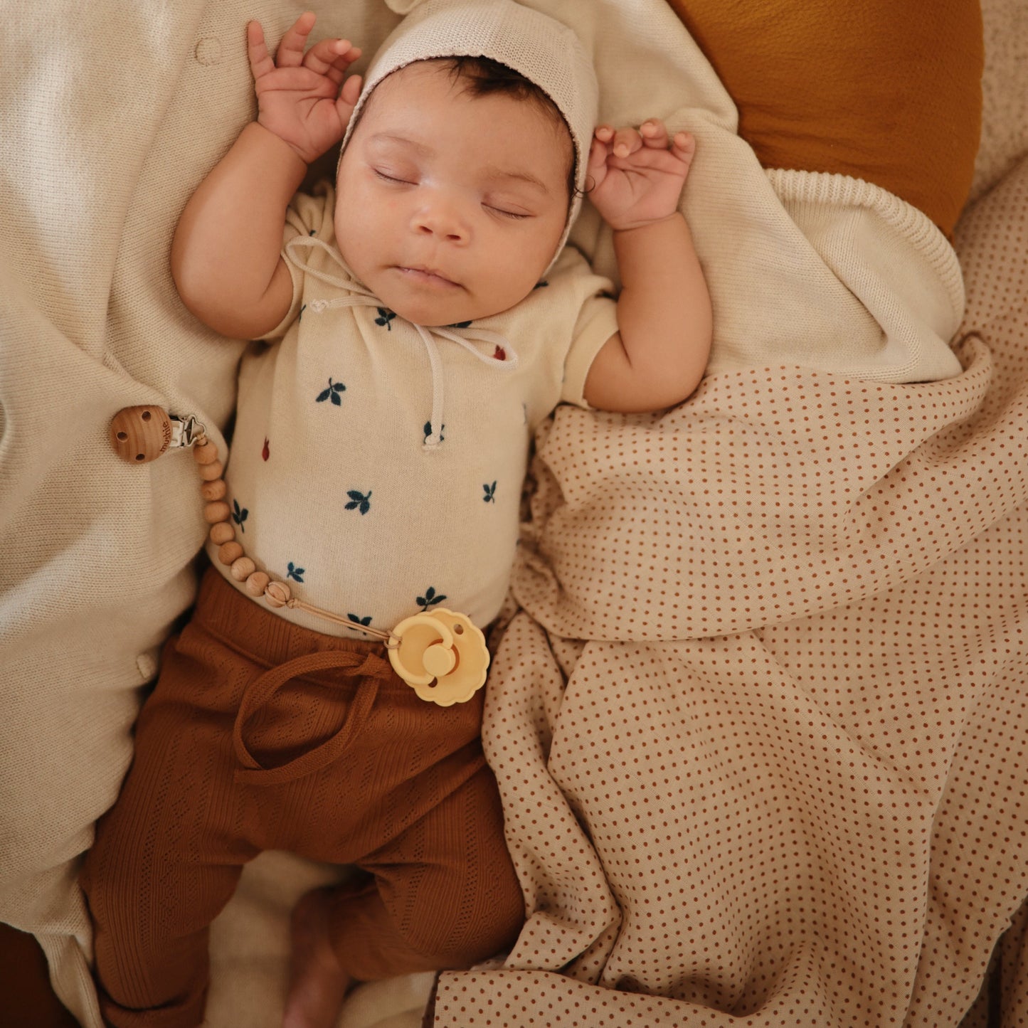 Organic Cotton Muslin Swaddle Blanket - Chickadees Wooden Toys