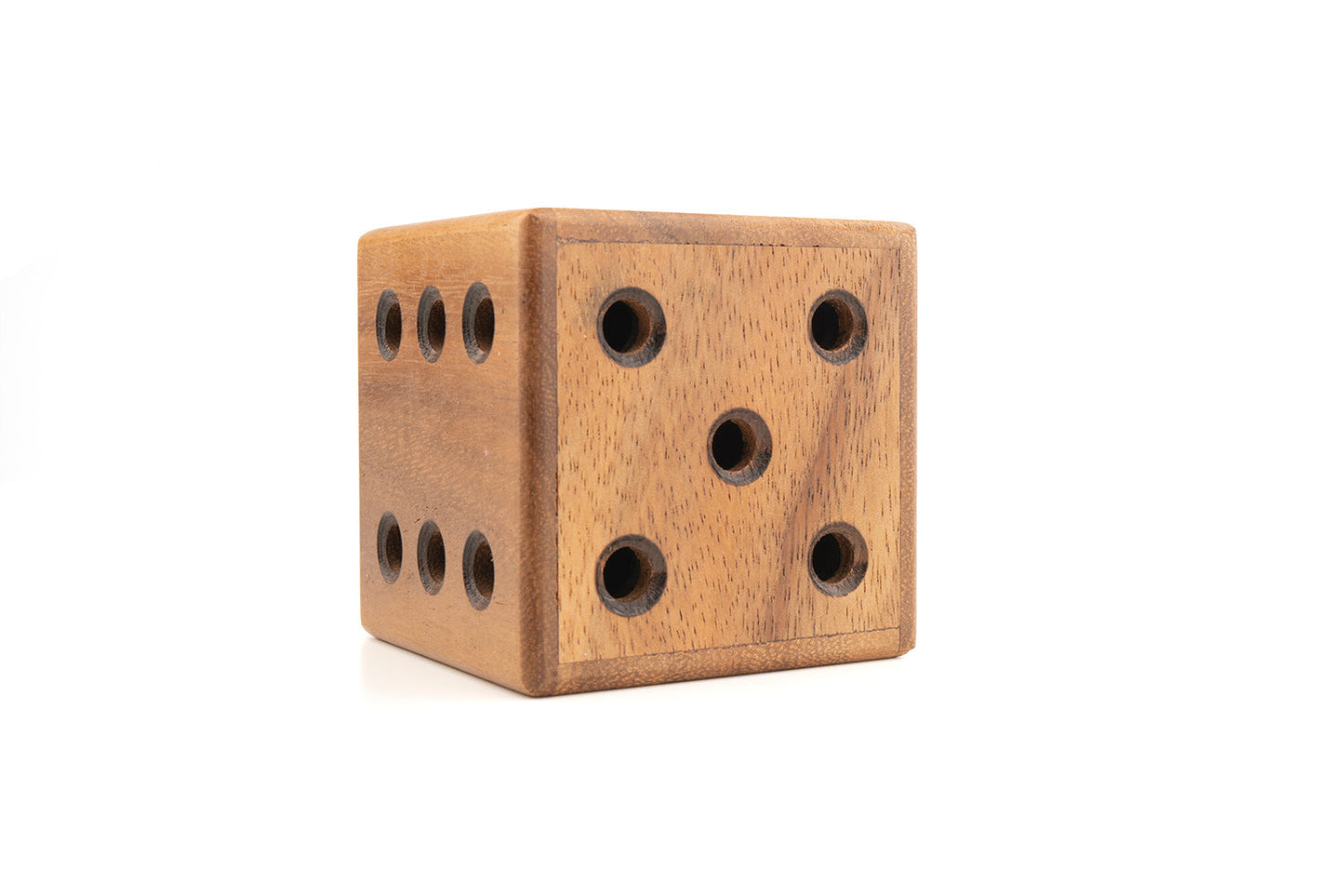 Dice Maze Puzzle - Wooden Brain Teaser Puzzle - Chickadees Wooden Toys
