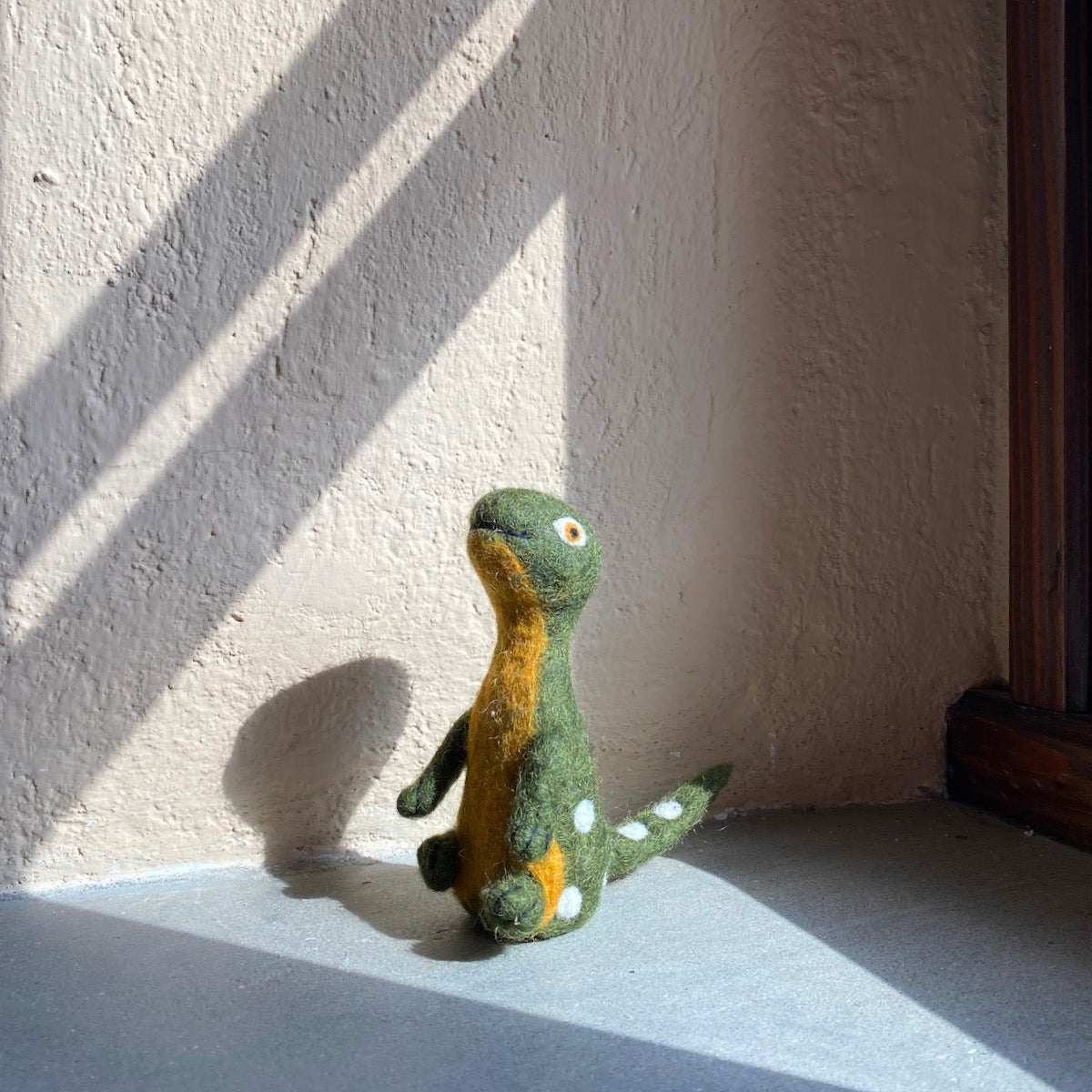 Dino Brothers Finger Puppets - Chickadees Wooden Toys