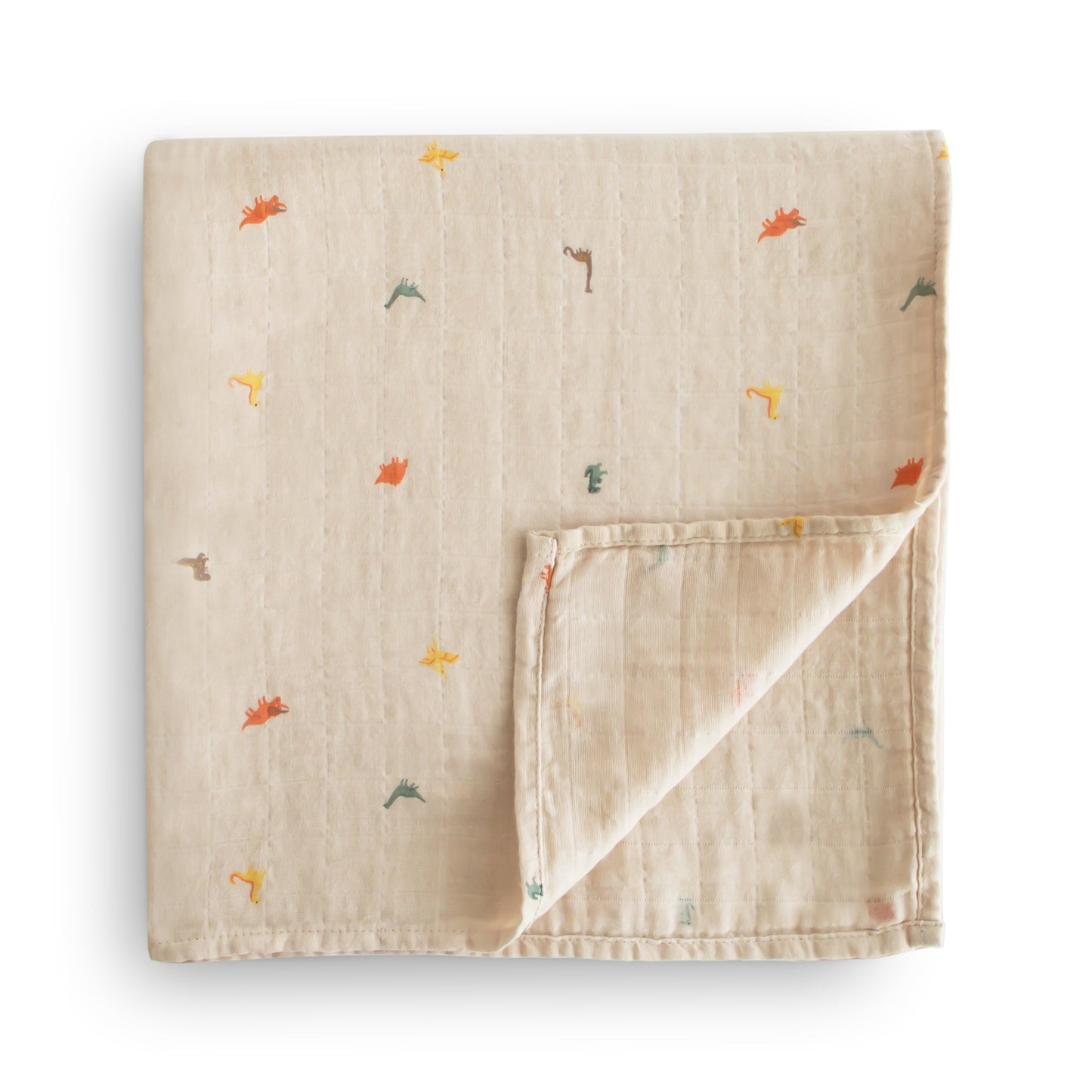 Organic Cotton Muslin Swaddle Blanket - Chickadees Wooden Toys